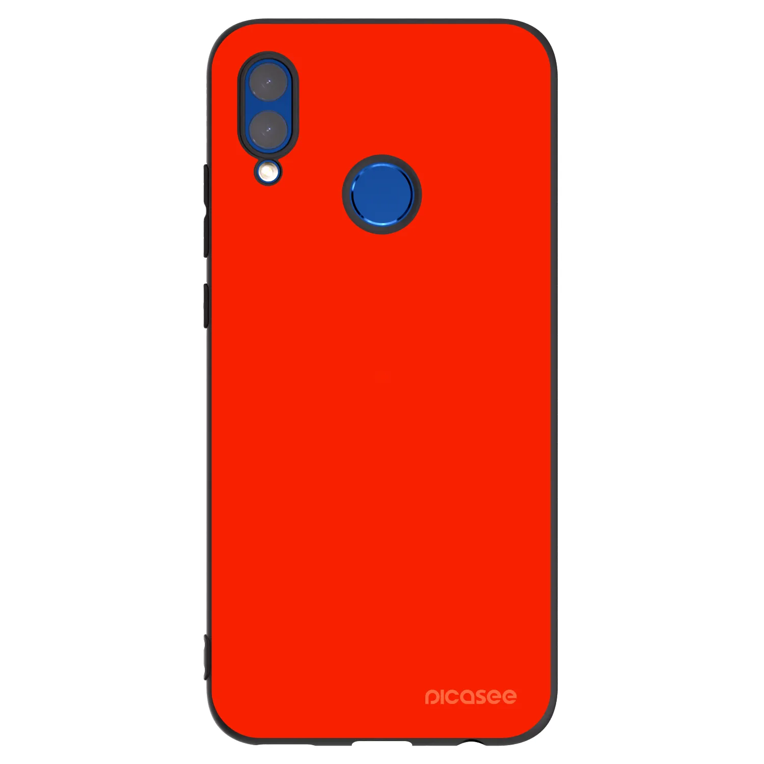 Picasee crna silikonska maskica za Honor 10 Lite - Maranello Red