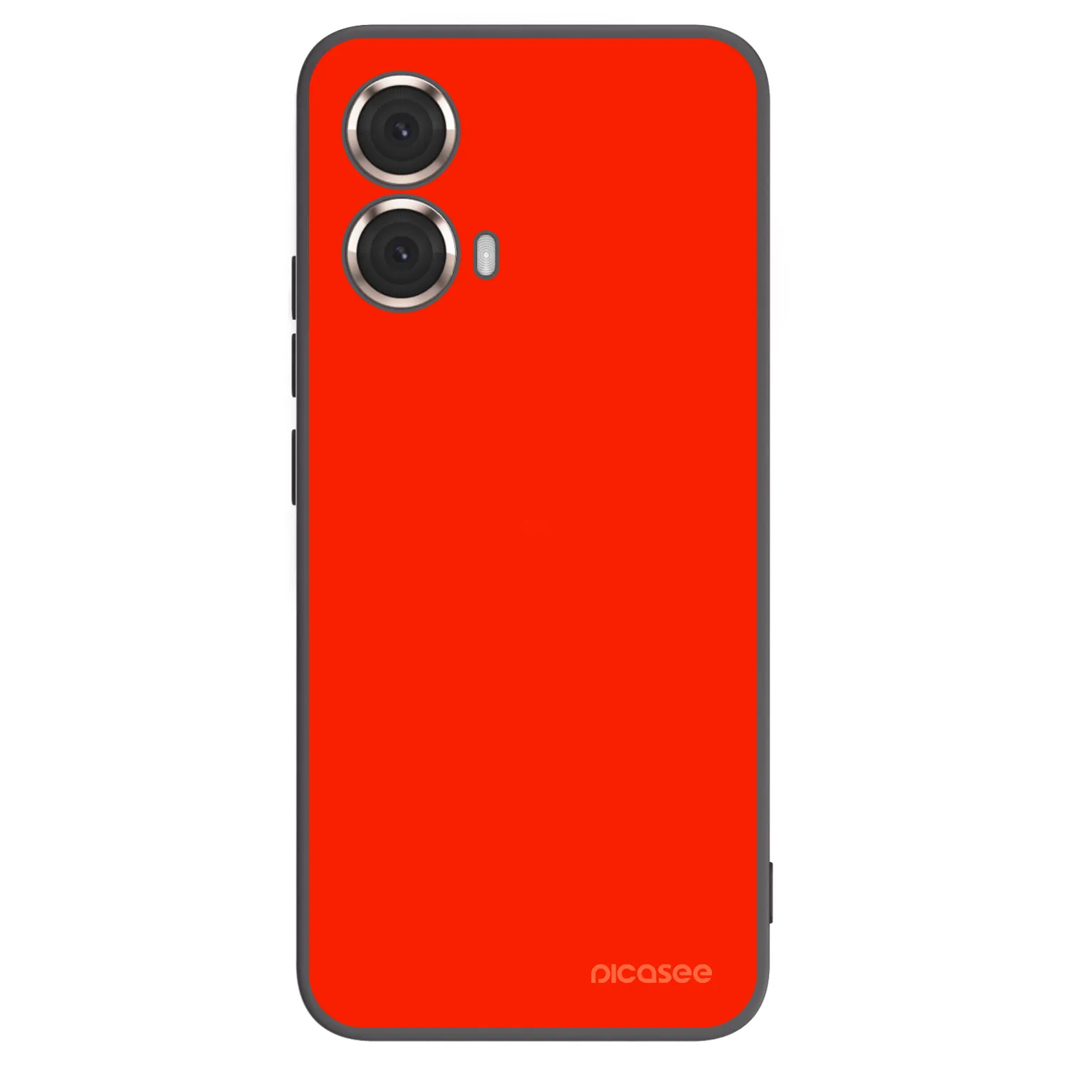Picasee crna silikonska maskica za Motorola Moto G85 - Maranello Red