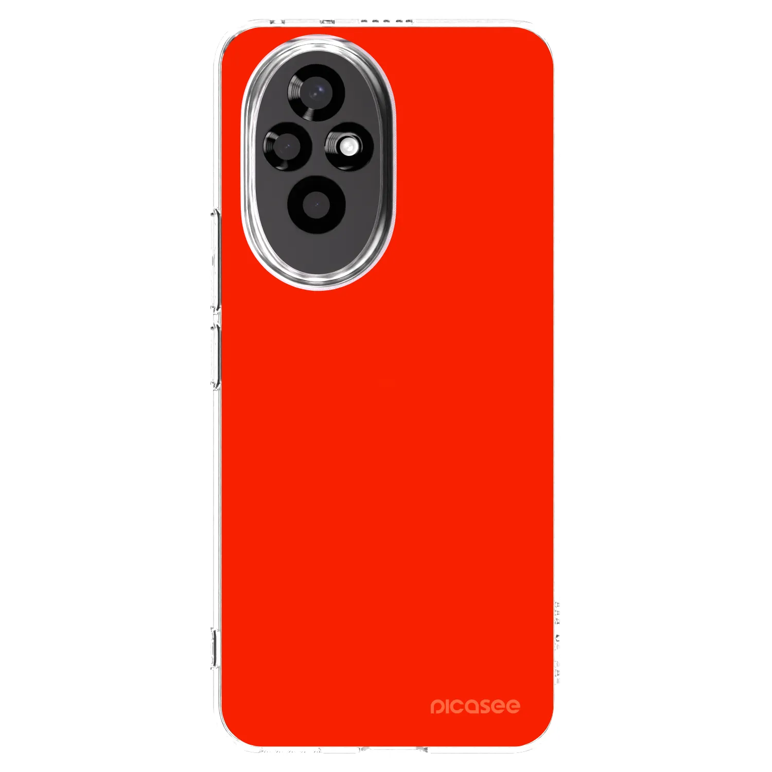 Picasee silikonska prozirna maskica za Honor 200 Pro 5G - Maranello Red