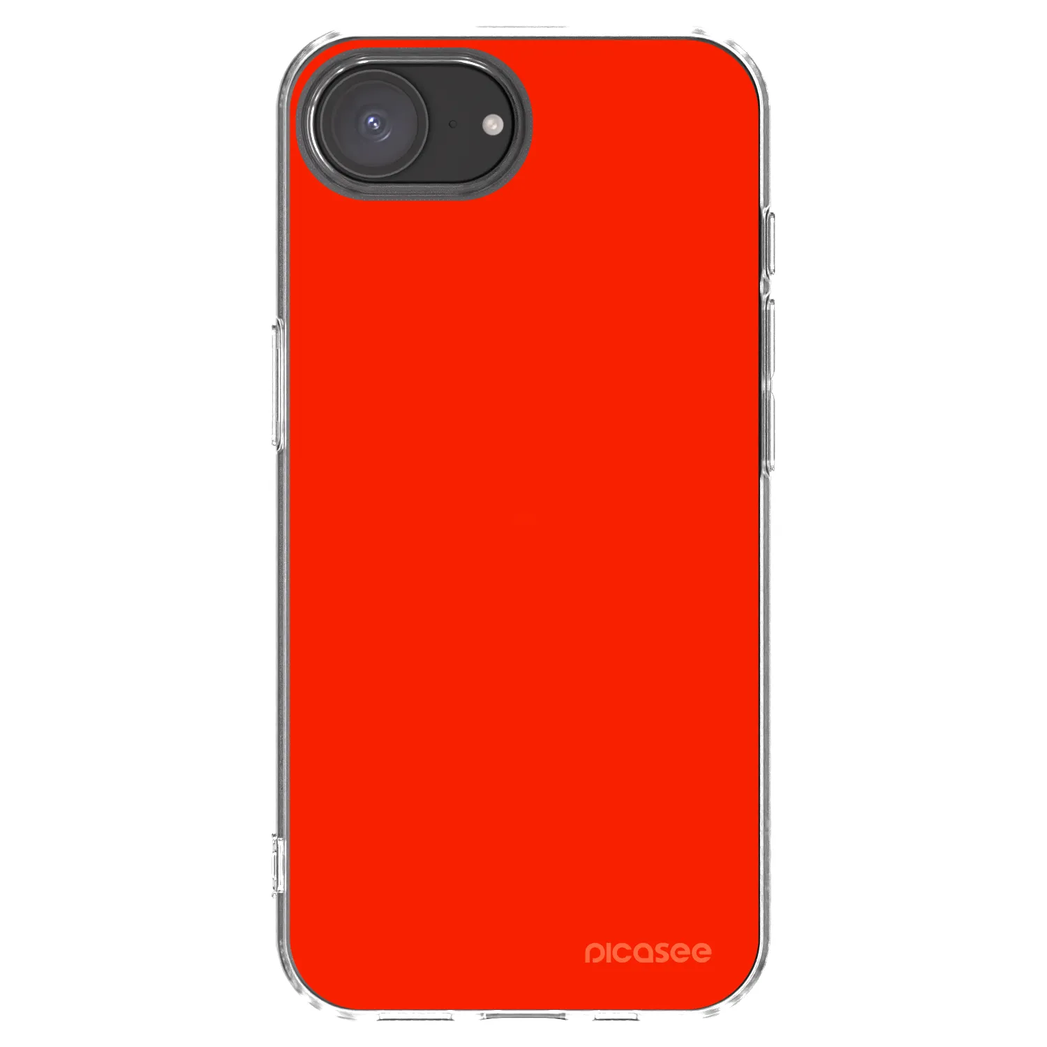 Picasee silikonska prozirna maskica za Apple iPhone 16e - Maranello Red