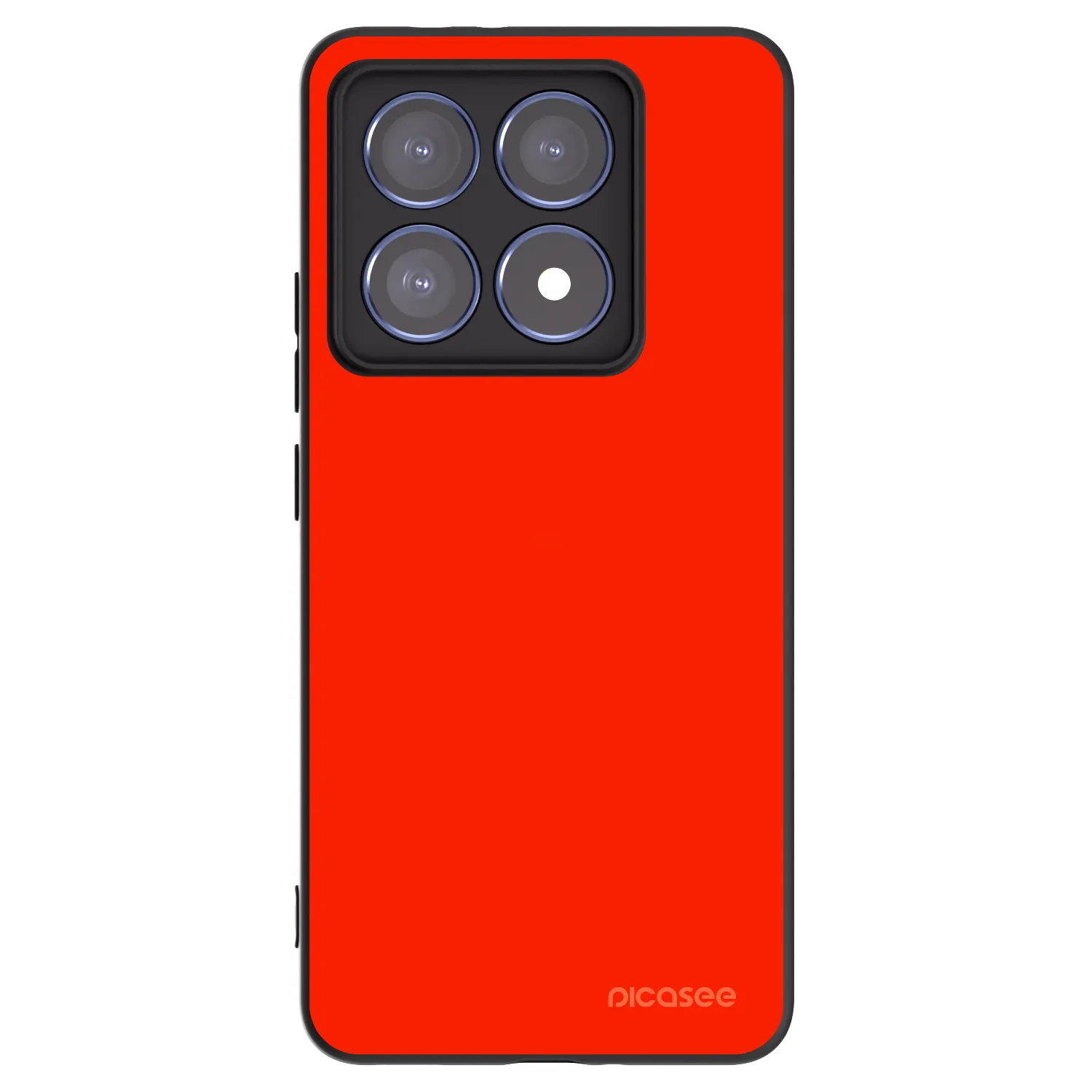 Picasee crna silikonska maskica za Xiaomi 14T Pro - Maranello Red