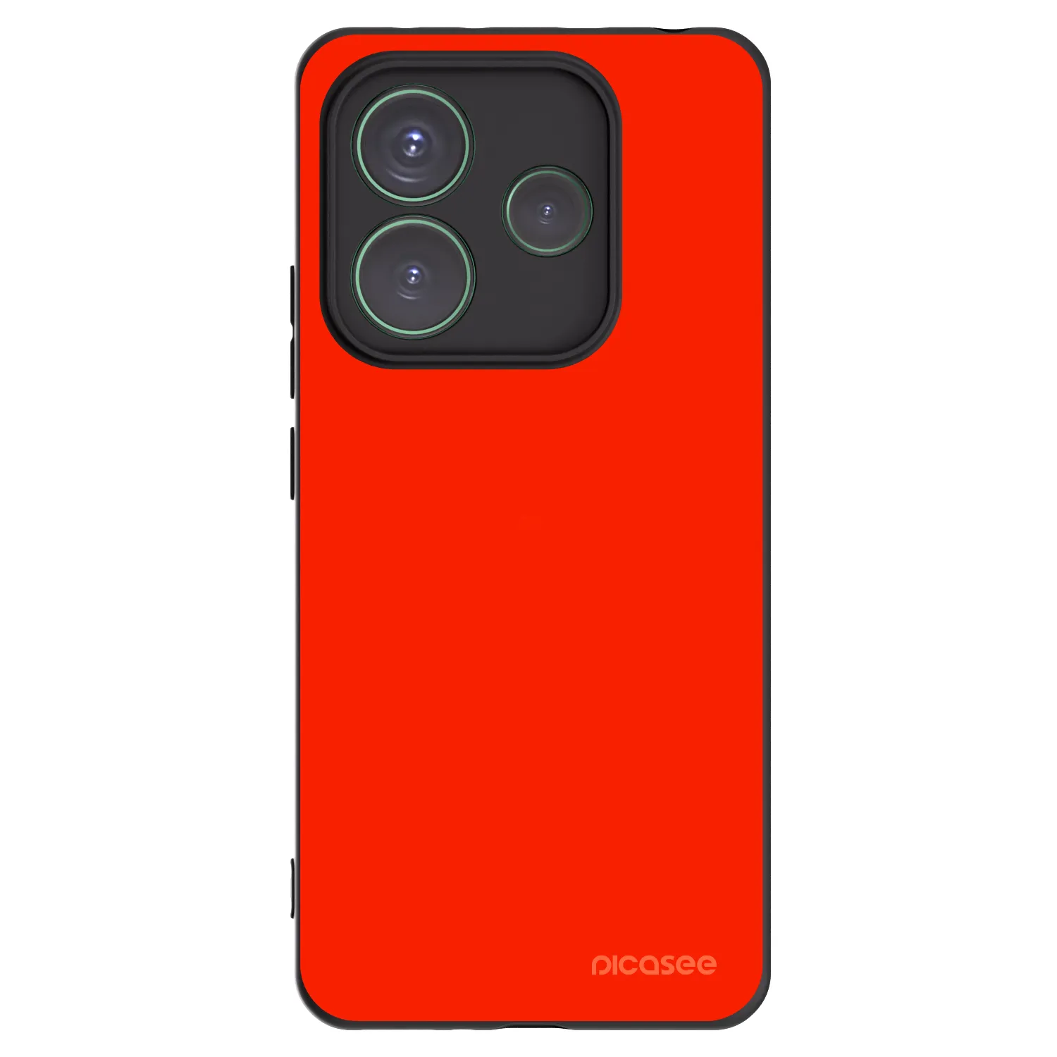 Picasee crna silikonska maskica za Xiaomi Redmi Note 14 5G - Maranello Red