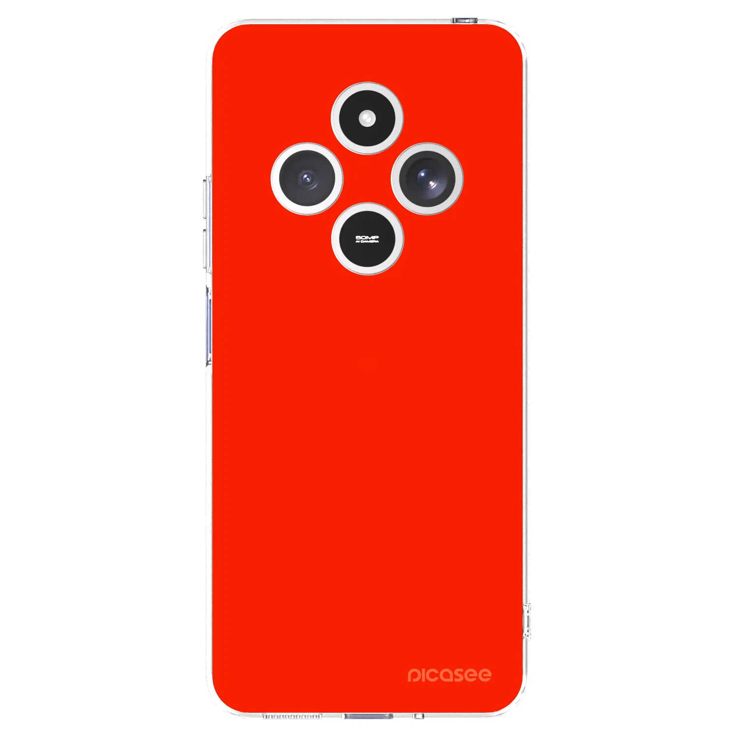 Picasee silikonska prozirna maskica za Xiaomi Redmi 14C - Maranello Red