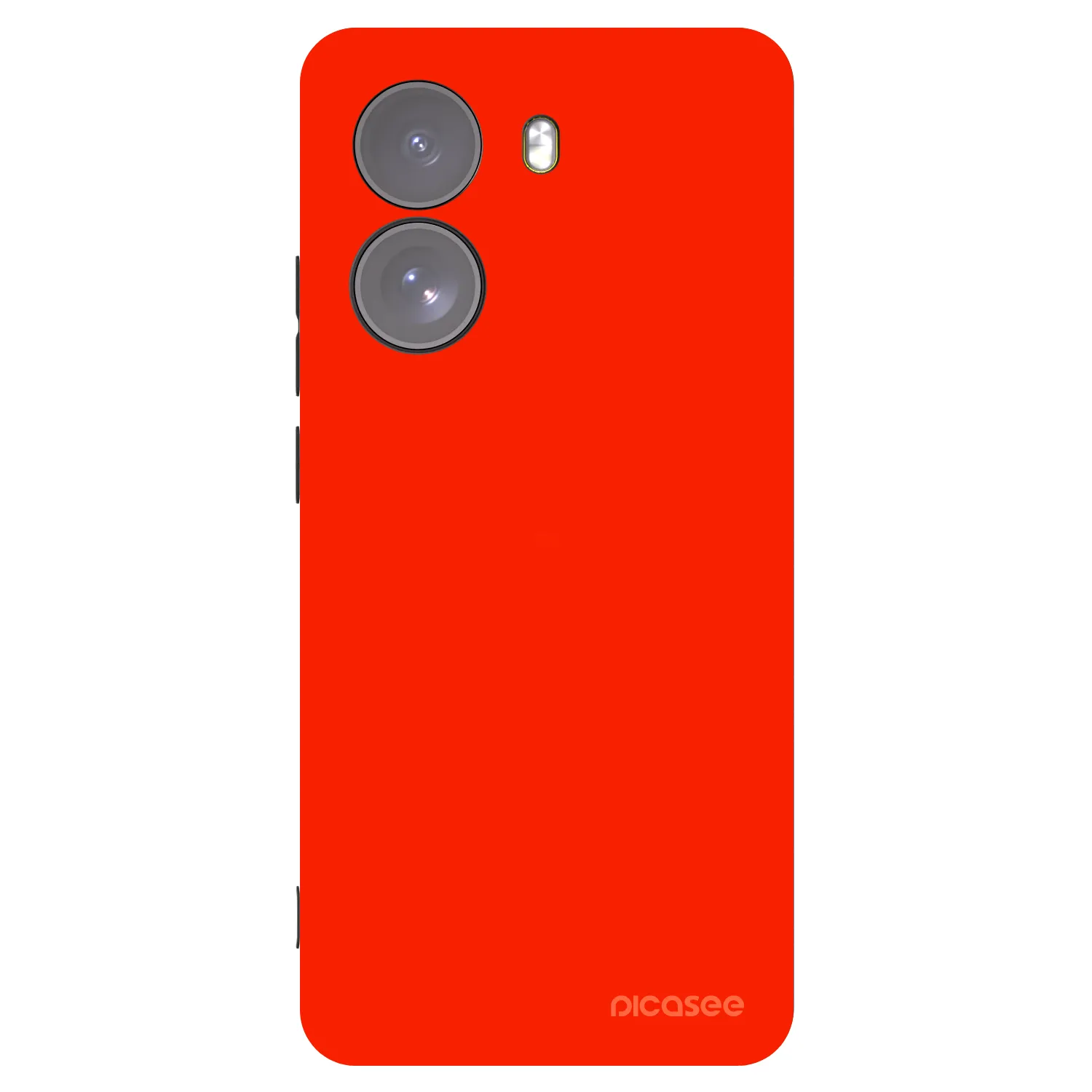 Picasee crna silikonska maskica za Xiaomi Poco X7 - Maranello Red