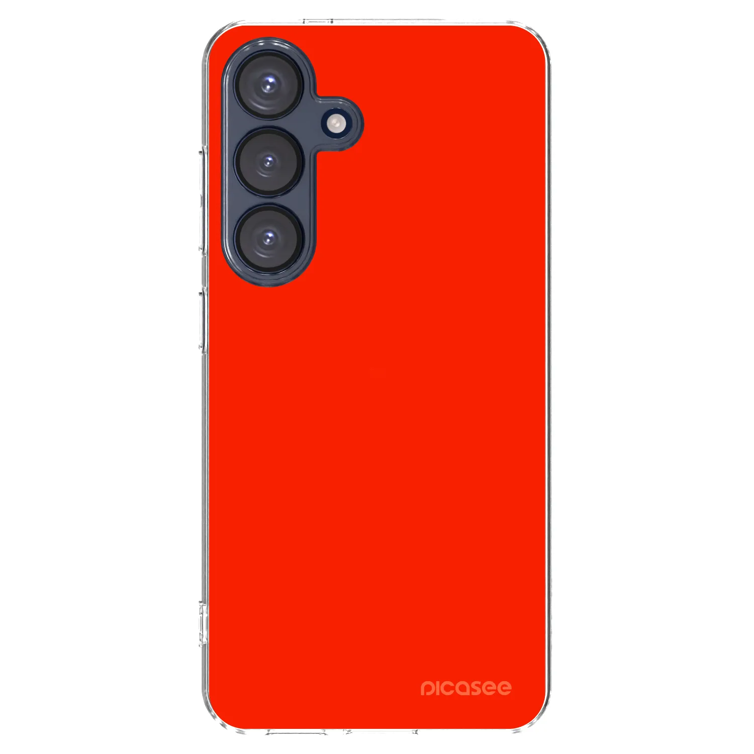 Picasee silikonska prozirna maskica za Samsung Galaxy S25 5G - Maranello Red