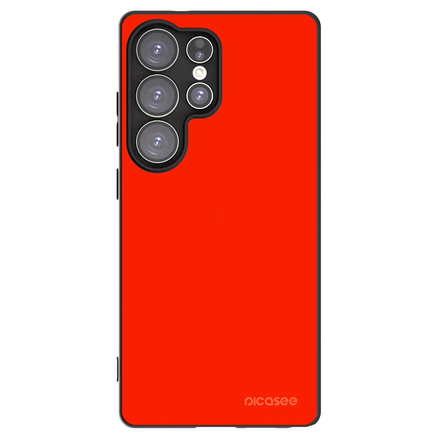 Picasee crna silikonska maskica za Samsung Galaxy S25 Ultra 5G - Maranello Red