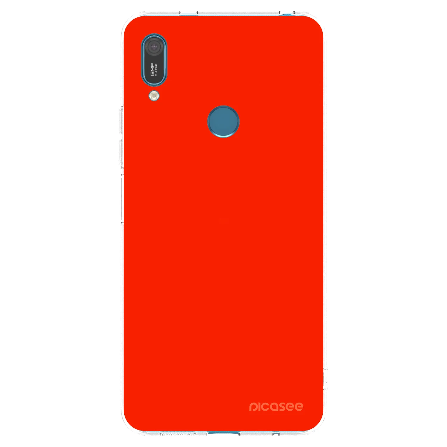 Picasee silikonska prozirna maskica za Huawei Y7 2019 - Maranello Red