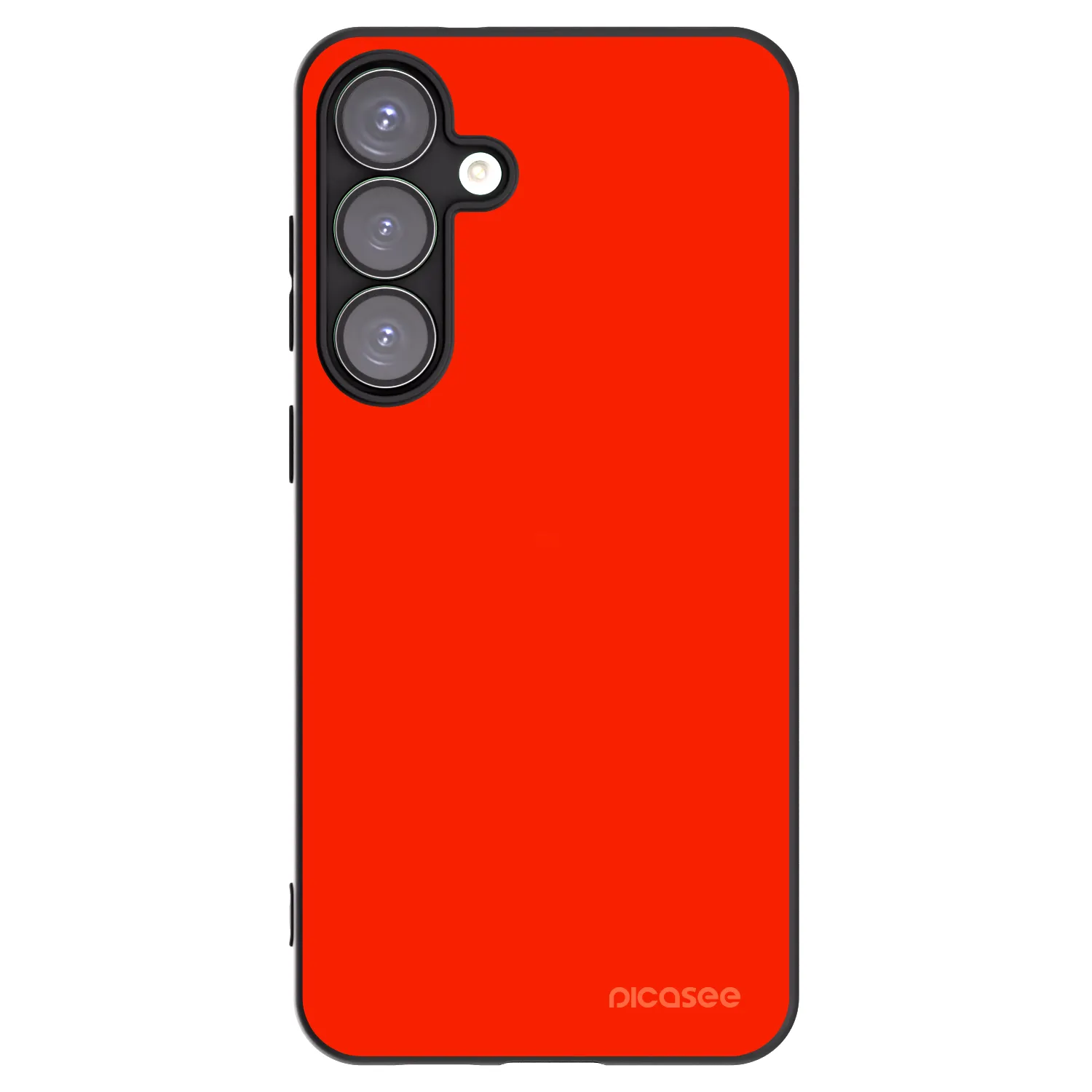 Picasee crna silikonska maskica za Samsung Galaxy S25+ 5G - Maranello Red