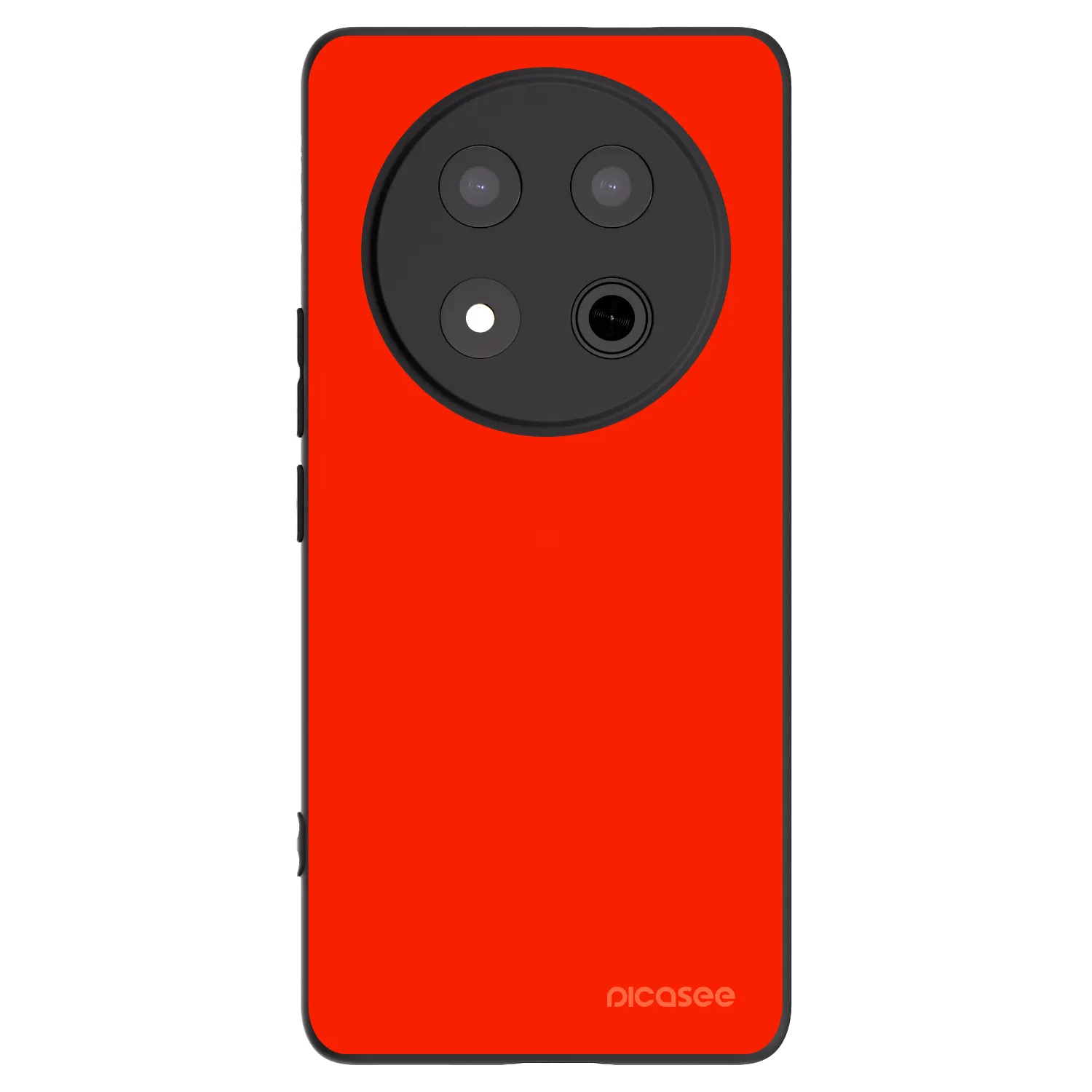 Picasee crna silikonska maskica za Honor Magic7 Lite 5G - Maranello Red