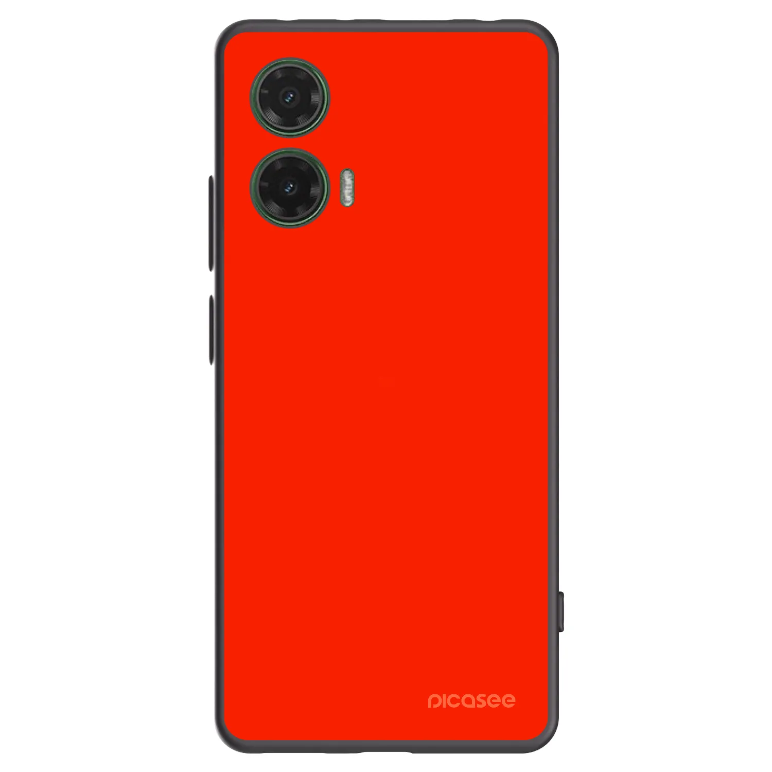 Picasee crna silikonska maskica za Motorola Moto G35 5G - Maranello Red