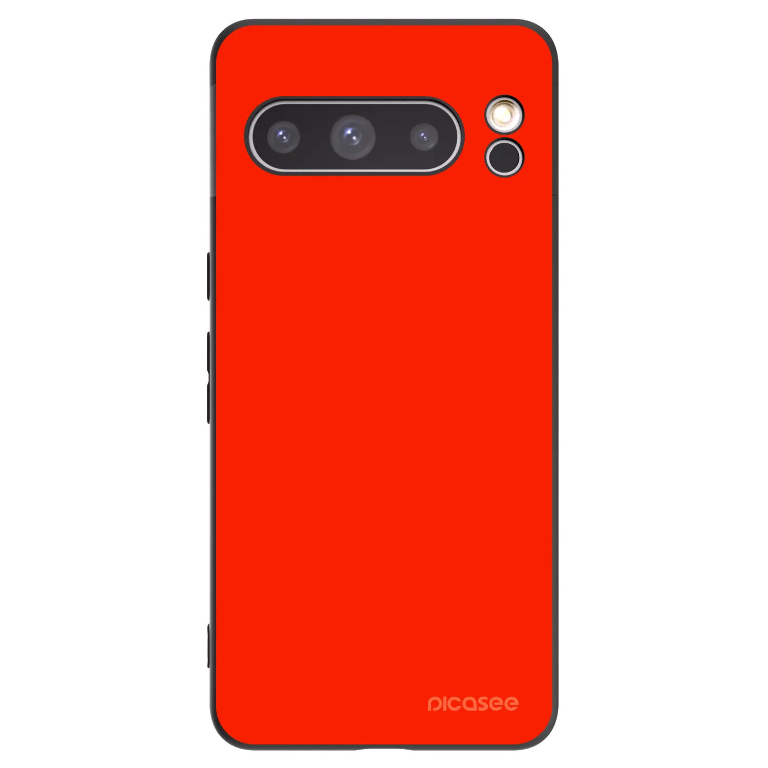 Picasee crna silikonska maskica za Google Pixel 8 Pro - Maranello Red