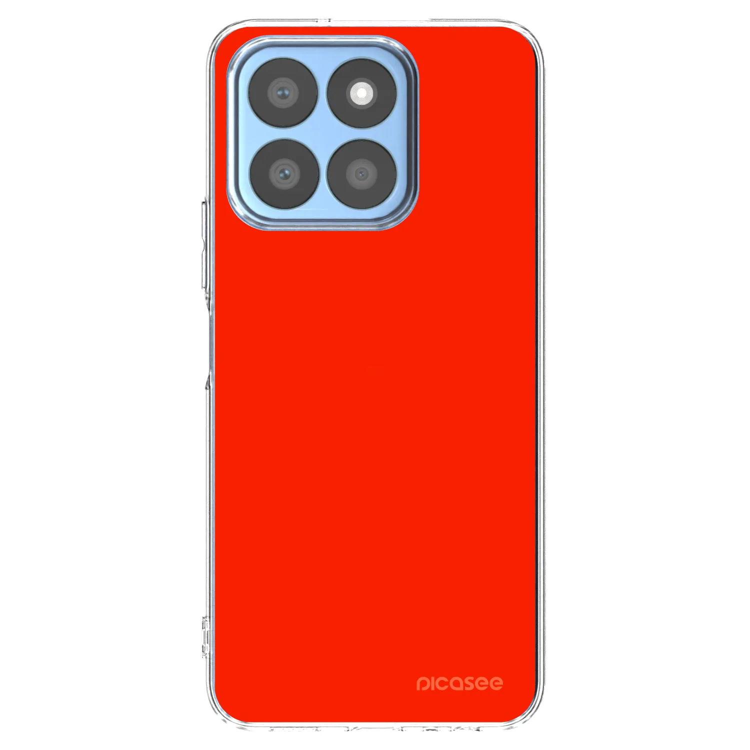 Picasee silikonska prozirna maskica za Honor X8c - Maranello Red