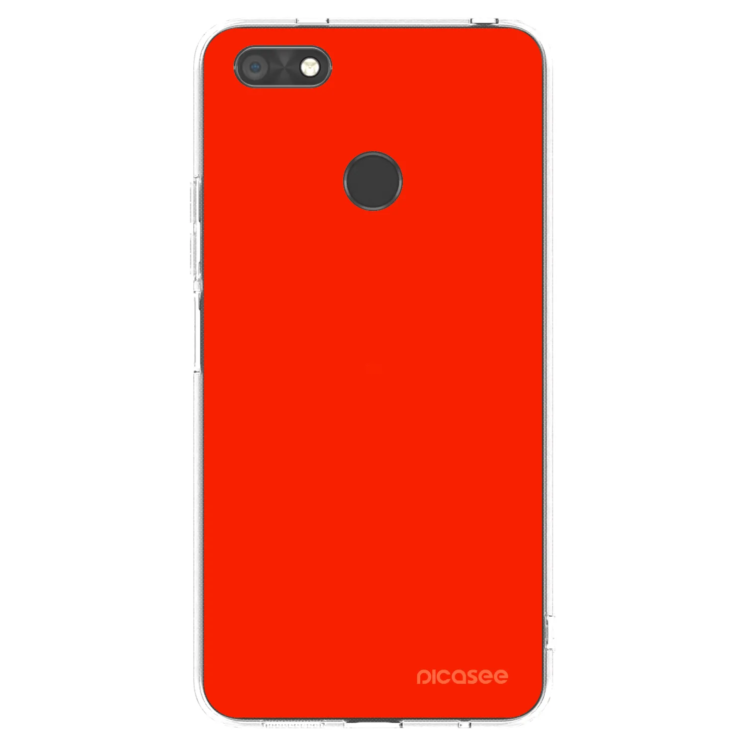 Picasee silikonska prozirna maskica za Huawei P9 Lite Mini - Maranello Red