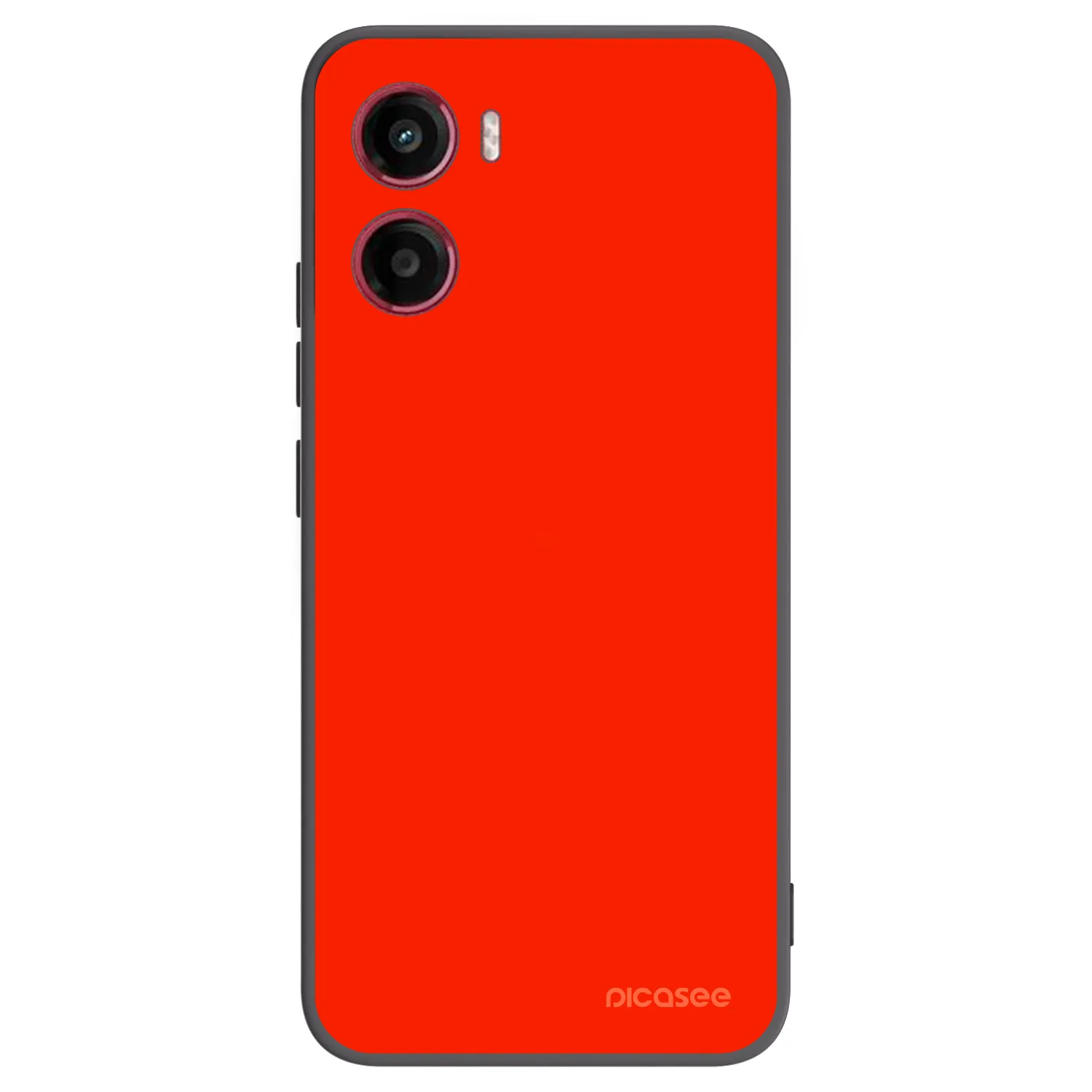 Picasee crna silikonska maskica za Motorola Moto G05 - Maranello Red