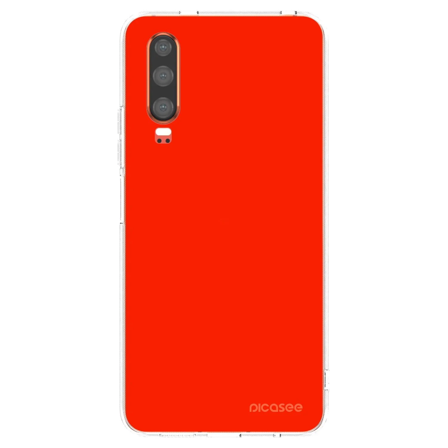 Picasee silikonska prozirna maskica za Huawei P30 - Maranello Red