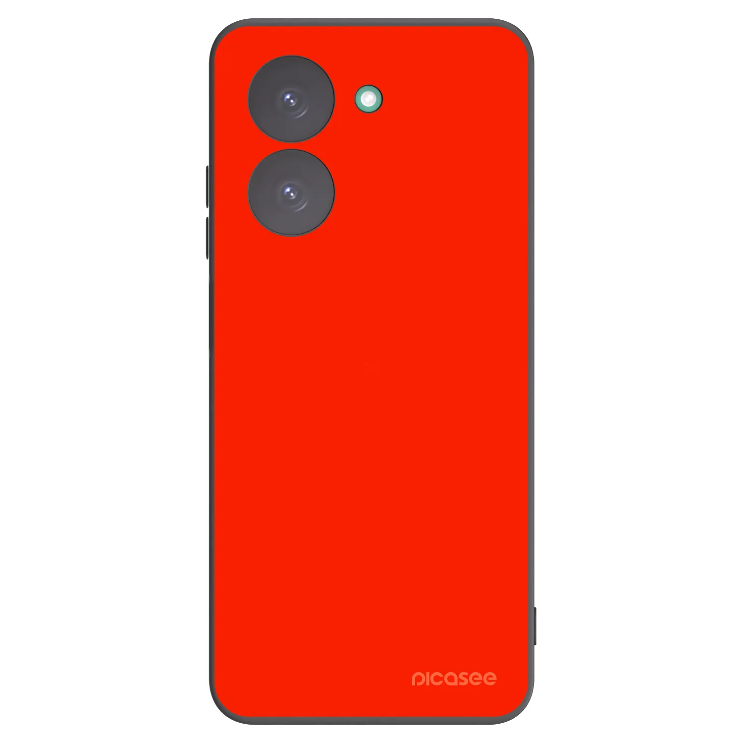 Picasee crna silikonska maskica za Xiaomi Redmi A5 - Maranello Red