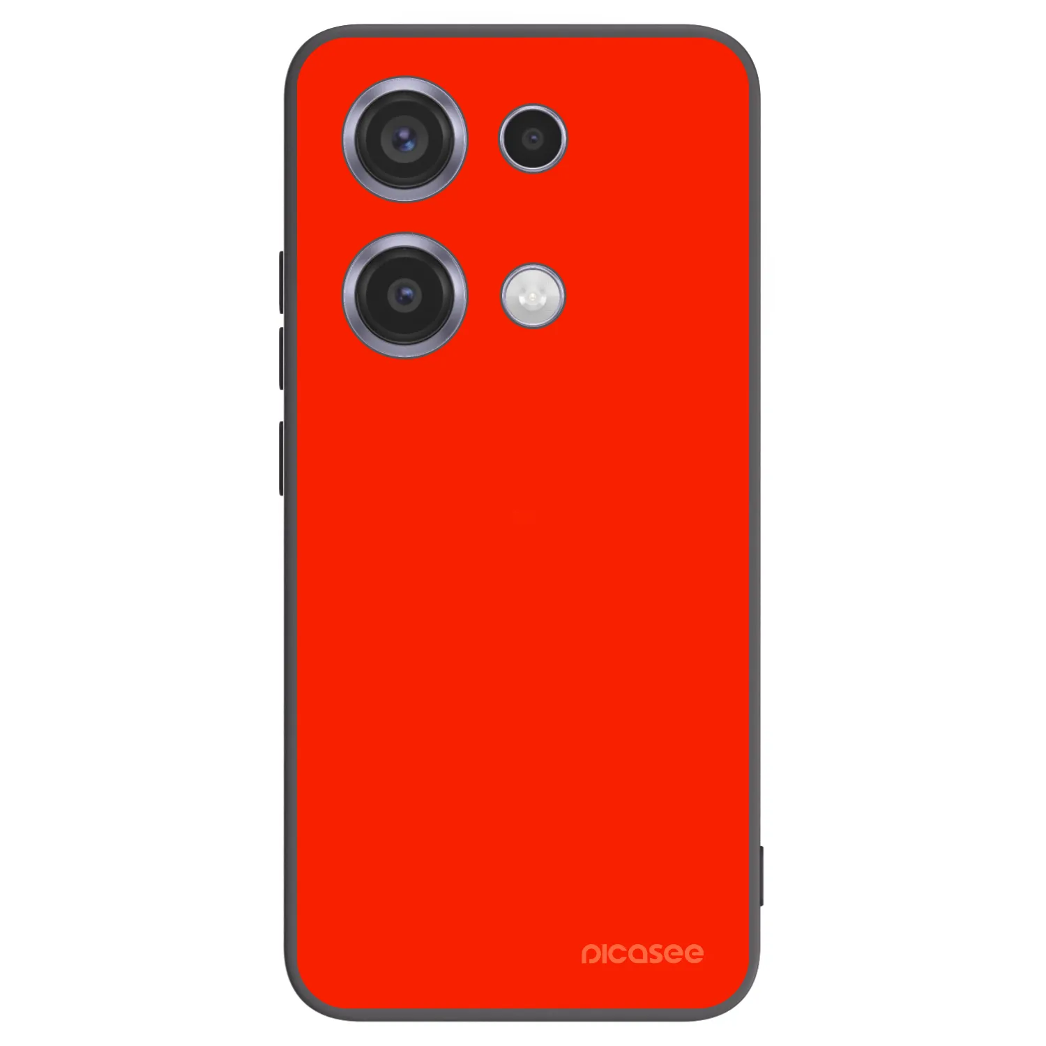 Picasee crna silikonska maskica za Xiaomi Redmi Note 14S - Maranello Red