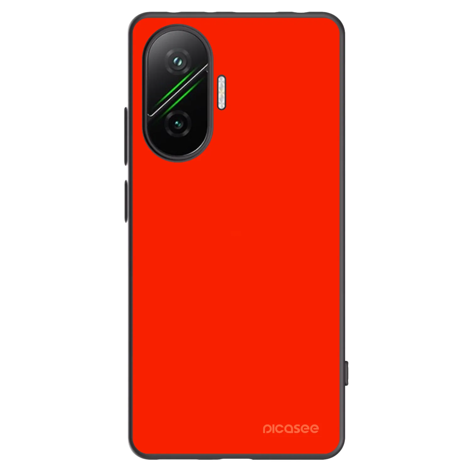 Picasee crna silikonska maskica za Xiaomi Poco F7 5G - Maranello Red