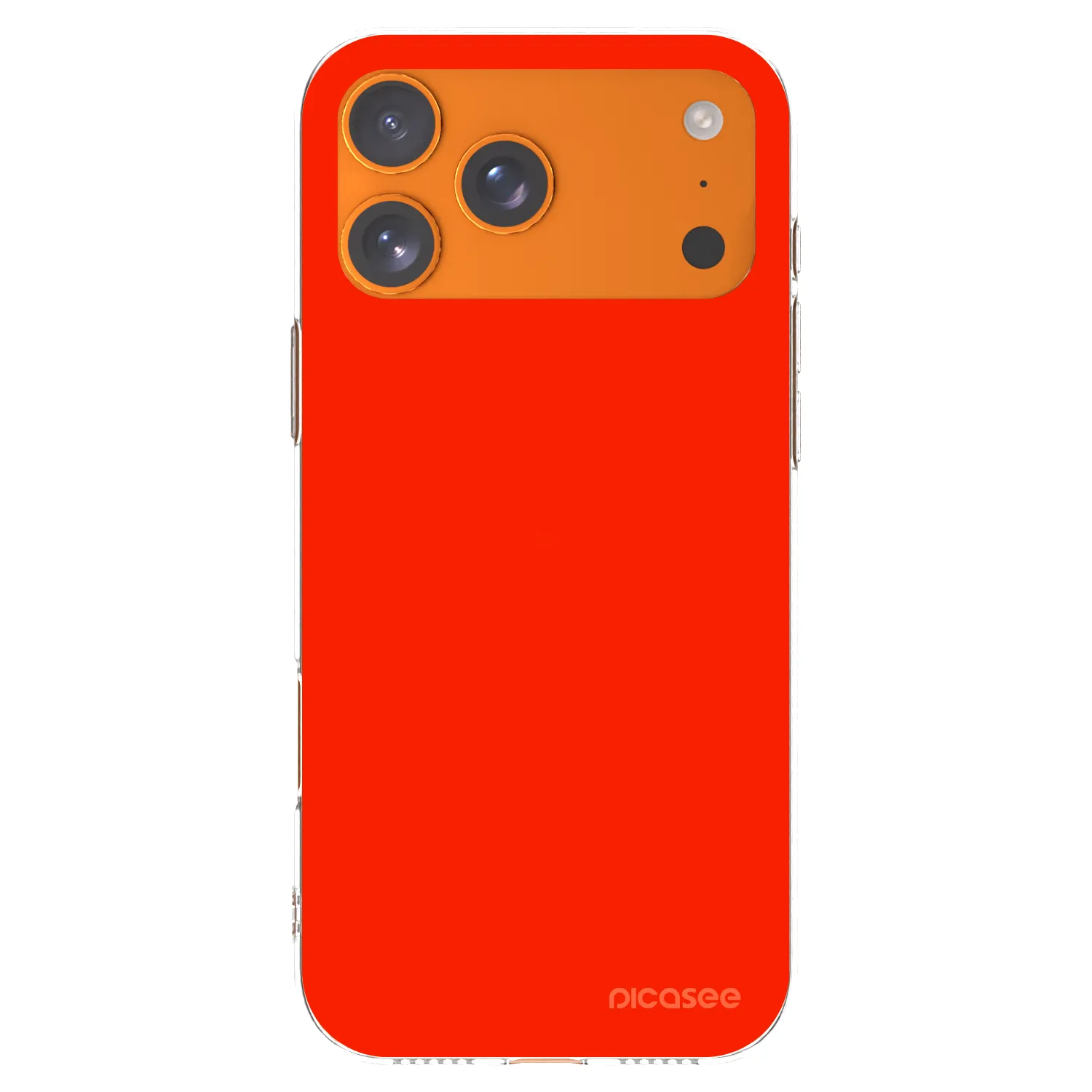 Picasee silikonska prozirna maskica za Apple iPhone 17 Pro Max - Maranello Red