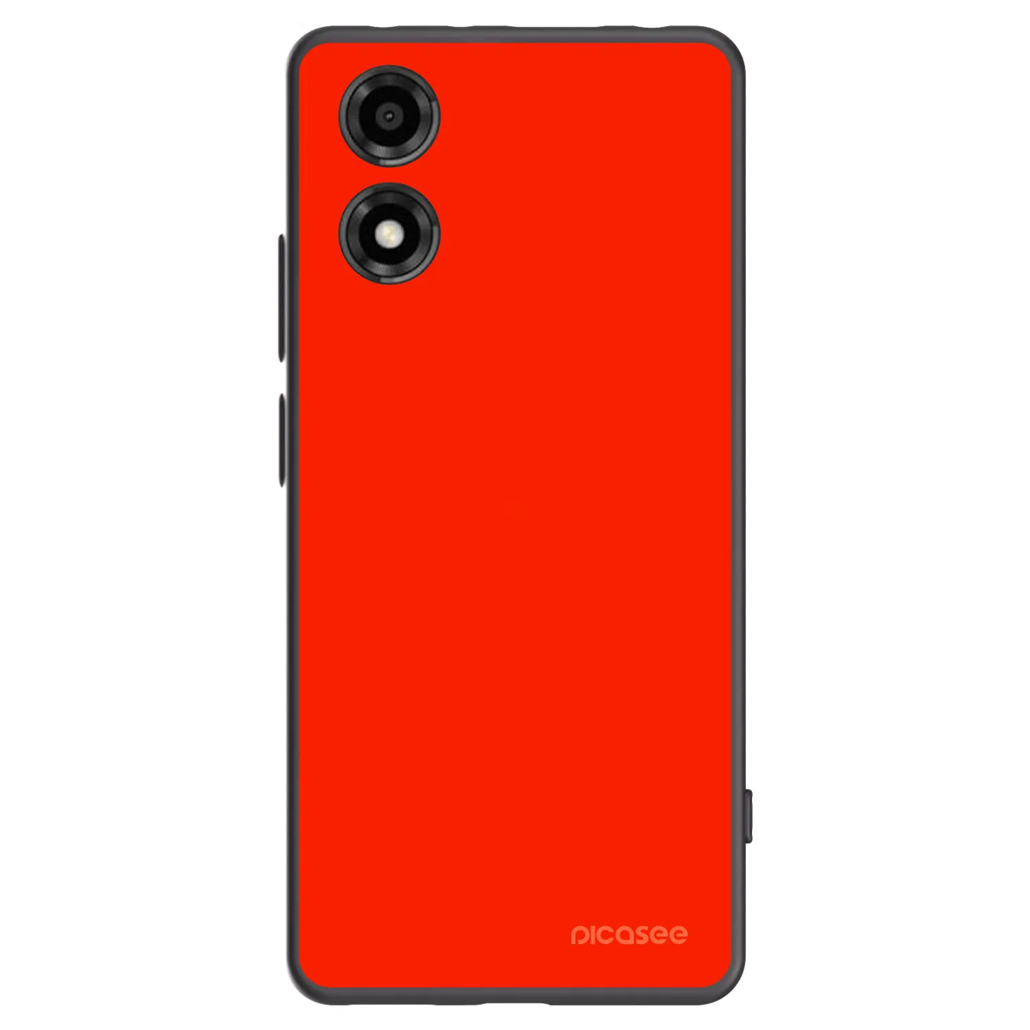 Picasee crna silikonska maskica za Motorola Moto E14 - Maranello Red