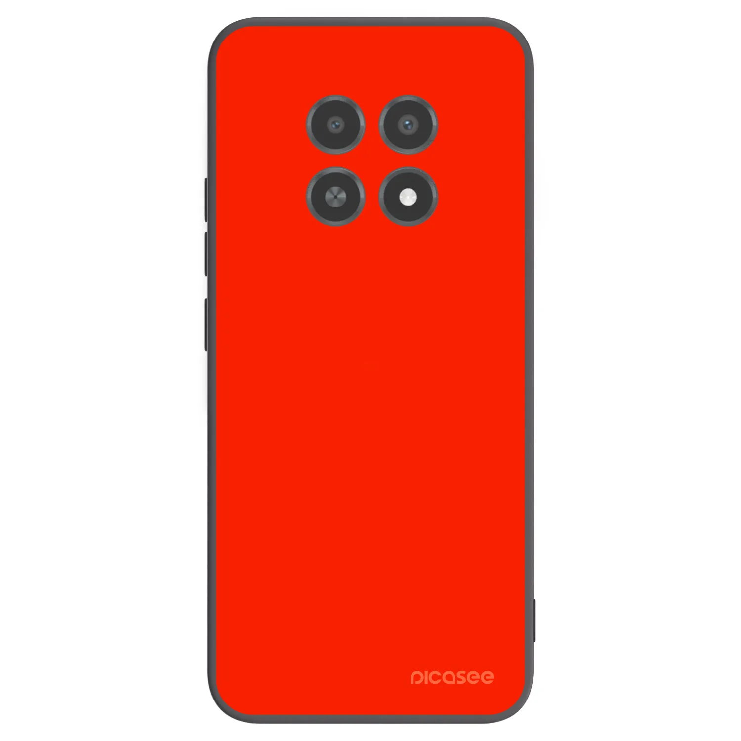 Picasee crna silikonska maskica za Realme 12X - Maranello Red