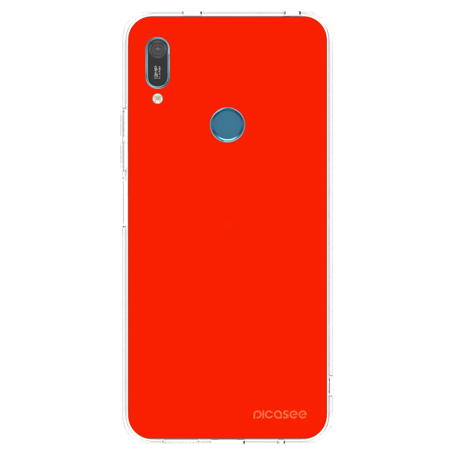 Picasee silikonska prozirna maskica za Huawei Y6 2019 - Maranello Red