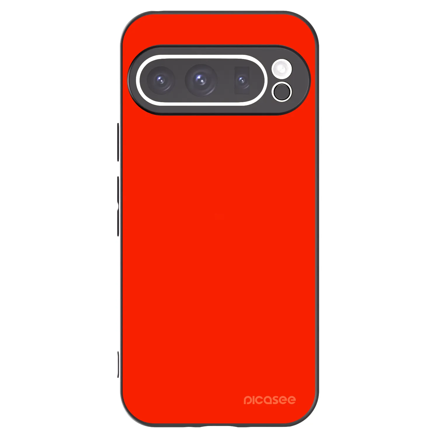 Picasee crna silikonska maskica za Google Pixel 9 Pro XL - Maranello Red
