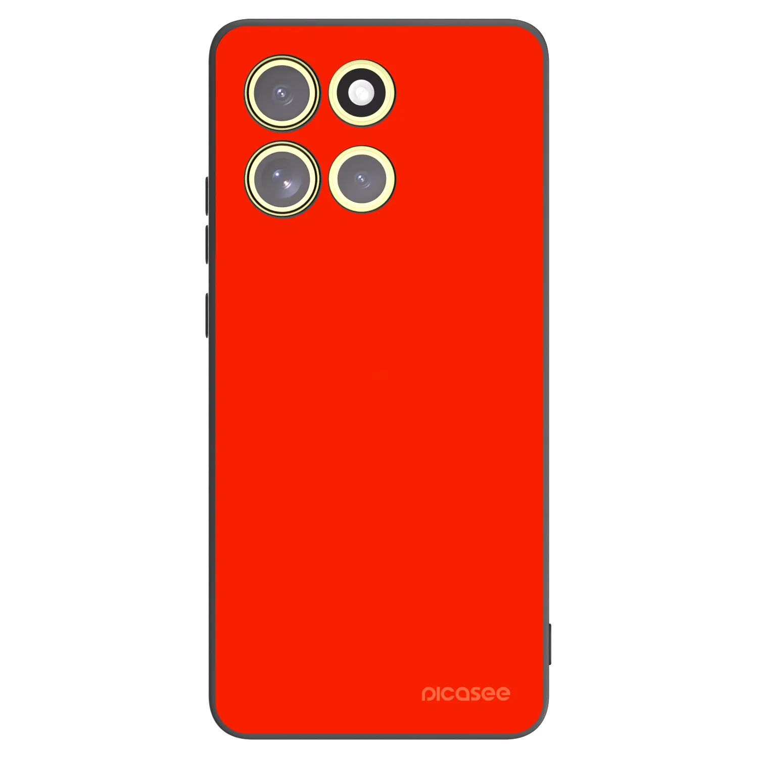Picasee crna silikonska maskica za Motorola Moto G86 5G - Maranello Red