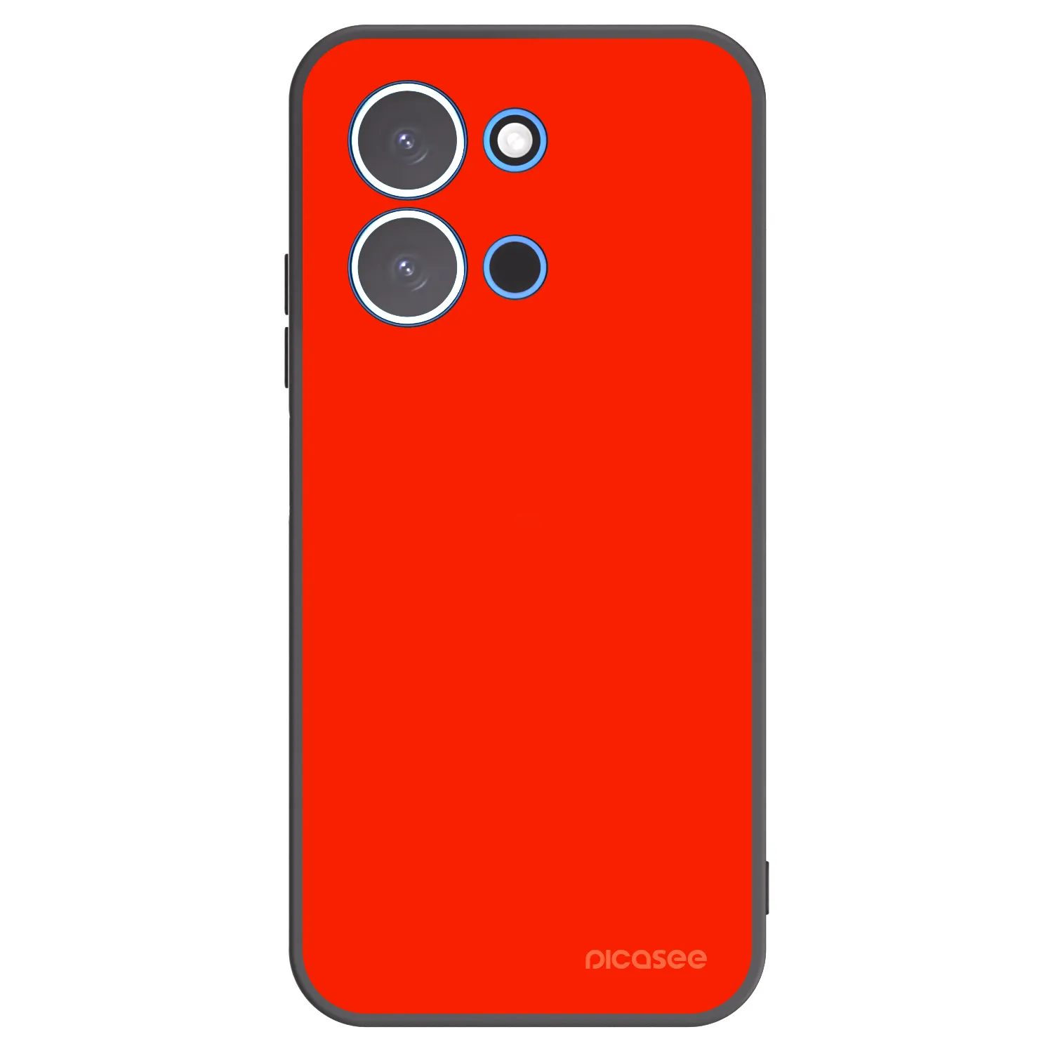 Picasee crna silikonska maskica za Xiaomi Redmi 15C 4G - Maranello Red