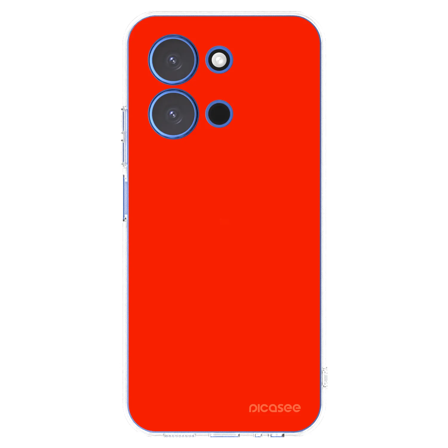 Picasee silikonska prozirna maskica za Xiaomi Redmi 15C 4G - Maranello Red