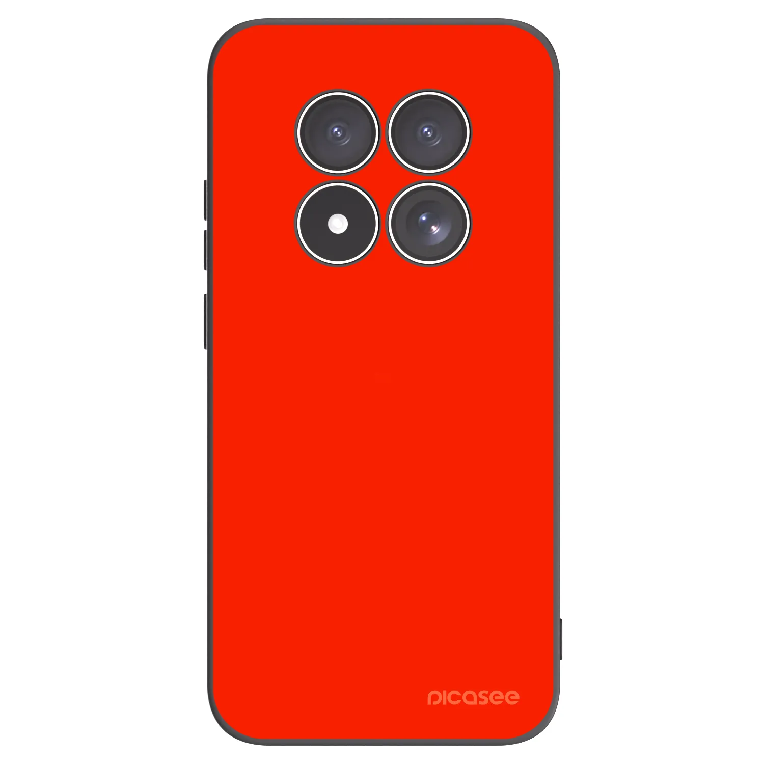 Picasee crna silikonska maskica za Xiaomi Redmi Note 15 Pro 4G - Maranello Red