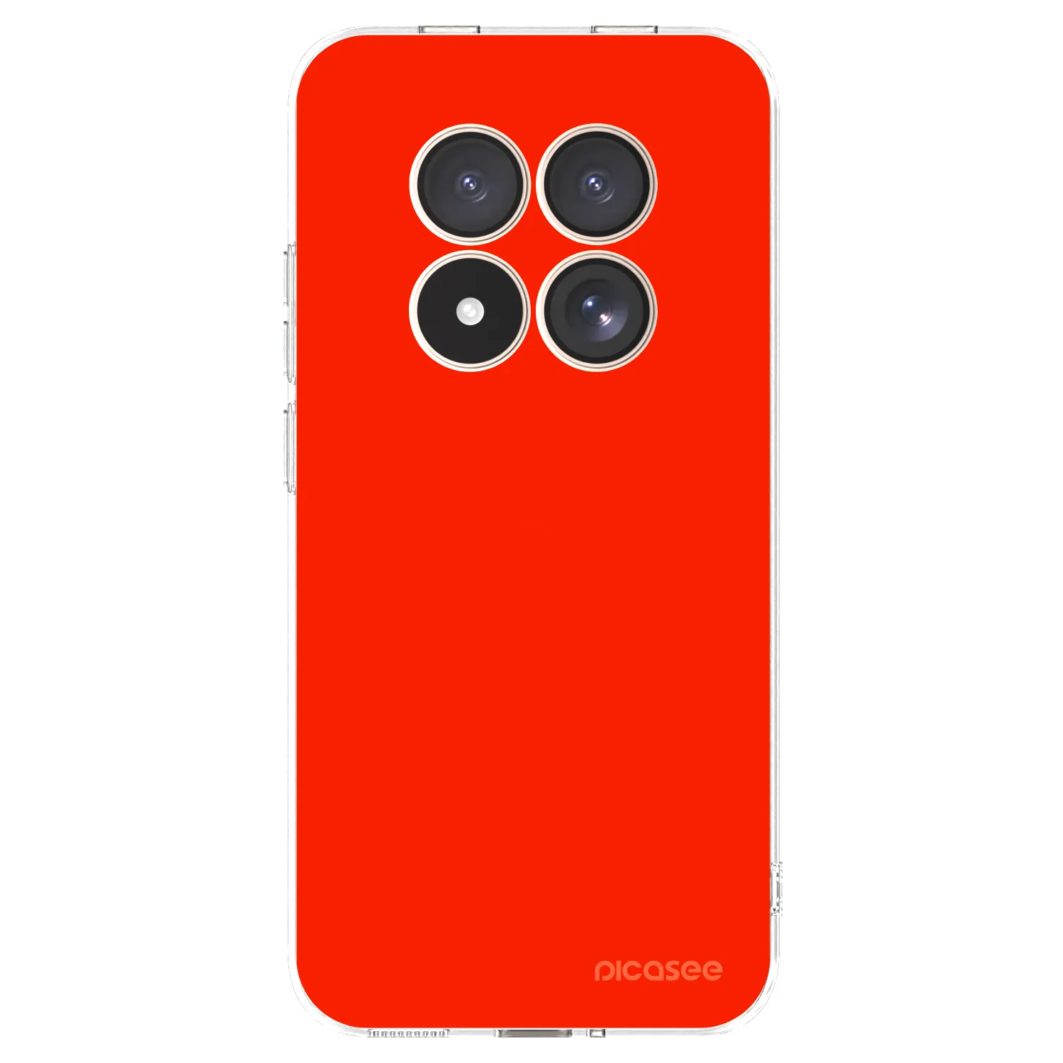 Picasee silikonska prozirna maskica za Xiaomi Redmi Note 15 Pro 4G - Maranello Red