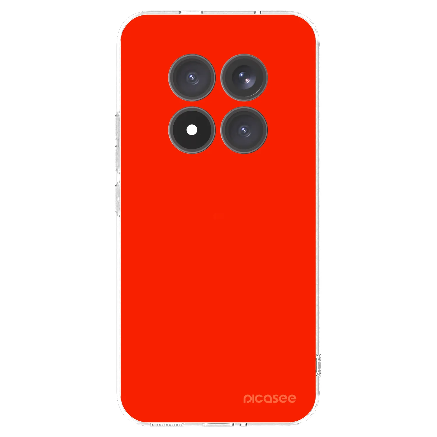 Picasee silikonska prozirna maskica za Xiaomi Redmi Note 15 Pro+ - Maranello Red
