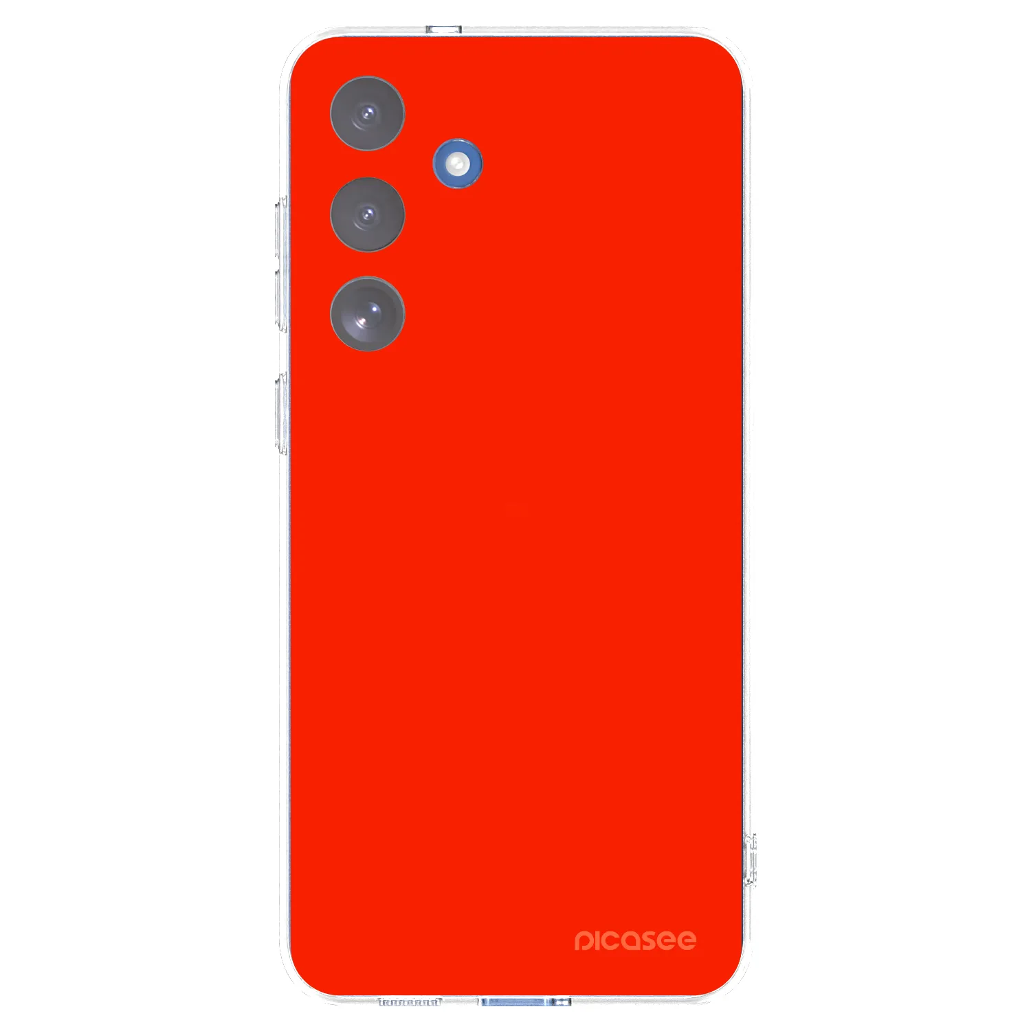 Picasee silikonska prozirna maskica za Samsung Galaxy S25 FE 5G - Maranello Red
