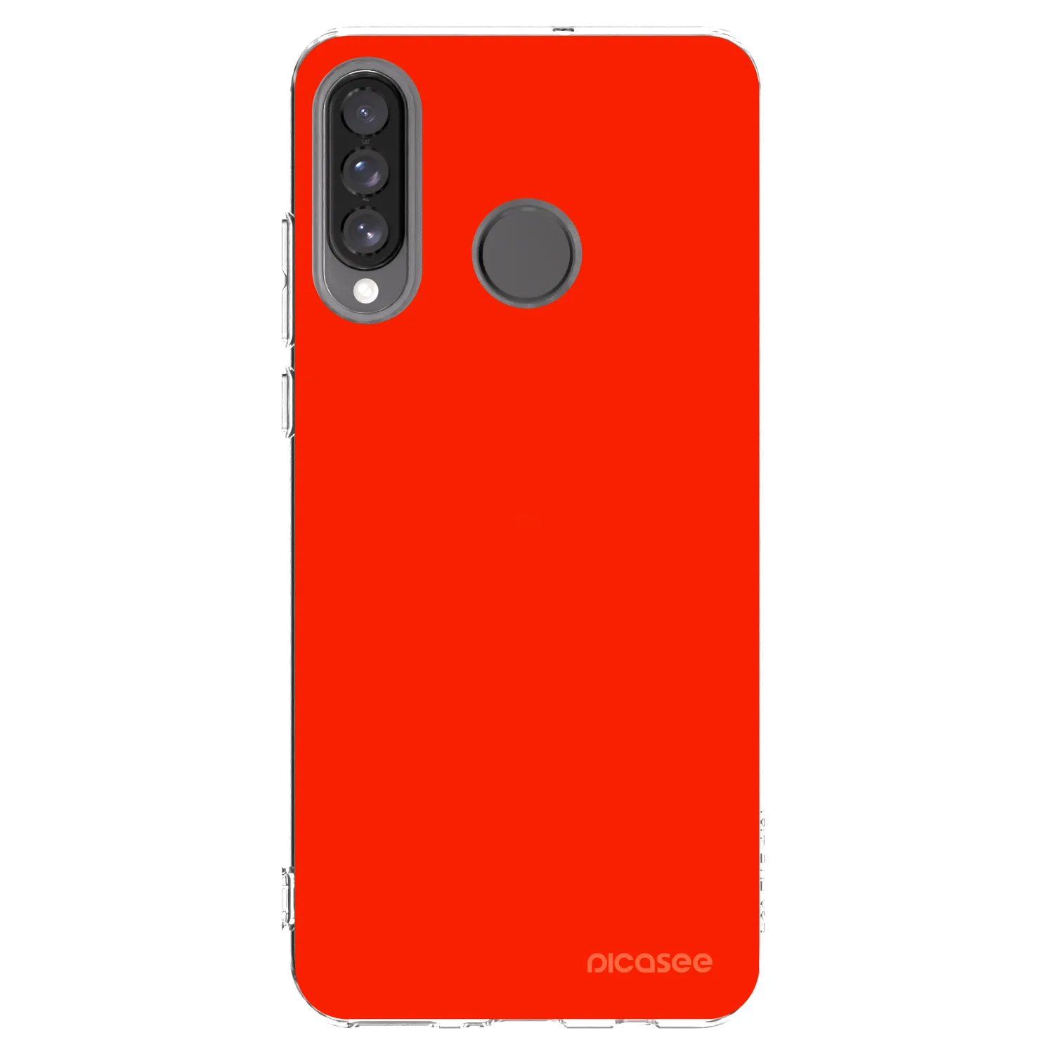 Picasee silikonska prozirna maskica za Huawei P30 Lite - Maranello Red