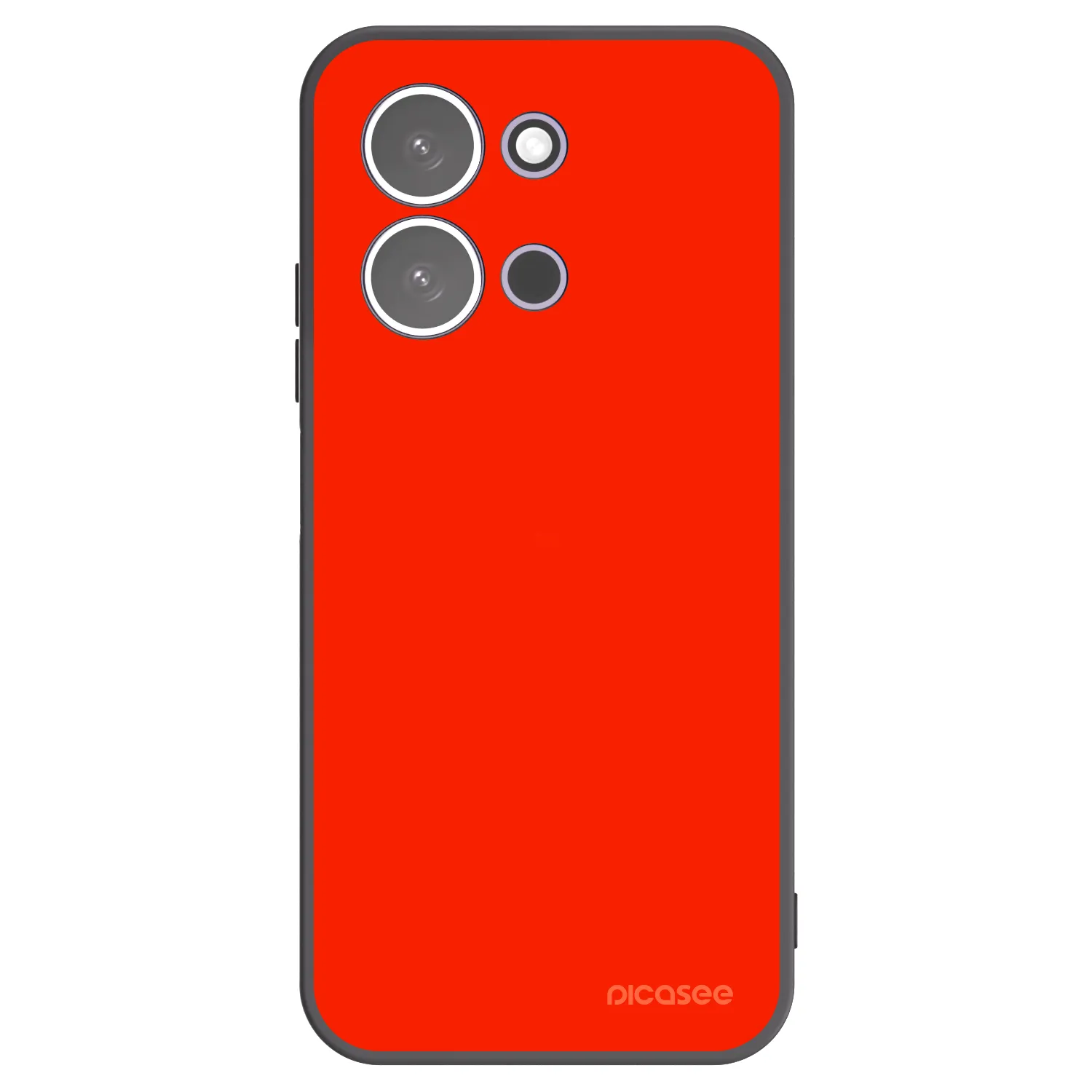 Picasee crna silikonska maskica za Xiaomi Redmi 15C 5G - Maranello Red