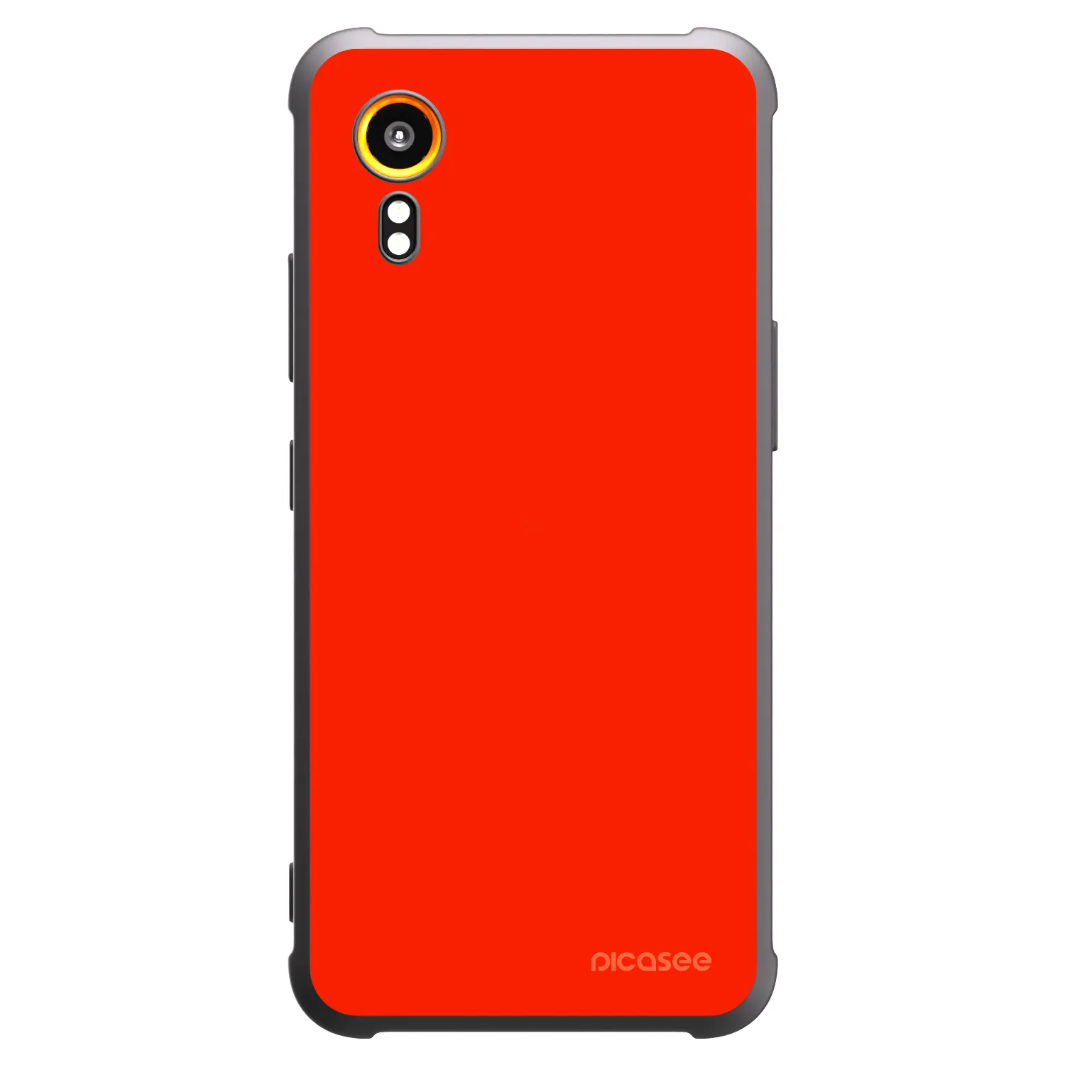 Picasee crna silikonska maskica za Samsung Galaxy Xcover 7 - Maranello Red