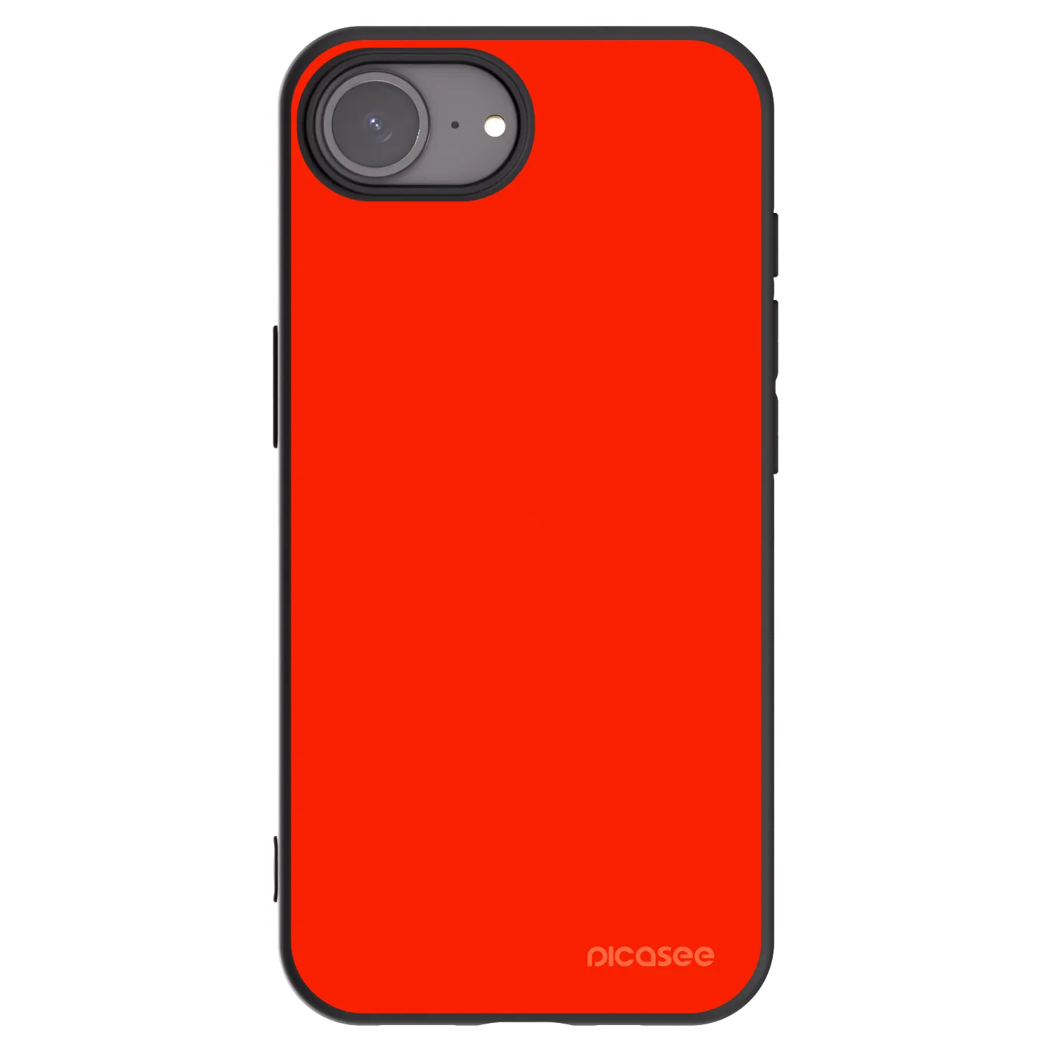 Picasee crna silikonska maskica za Apple iPhone 17e - Maranello Red