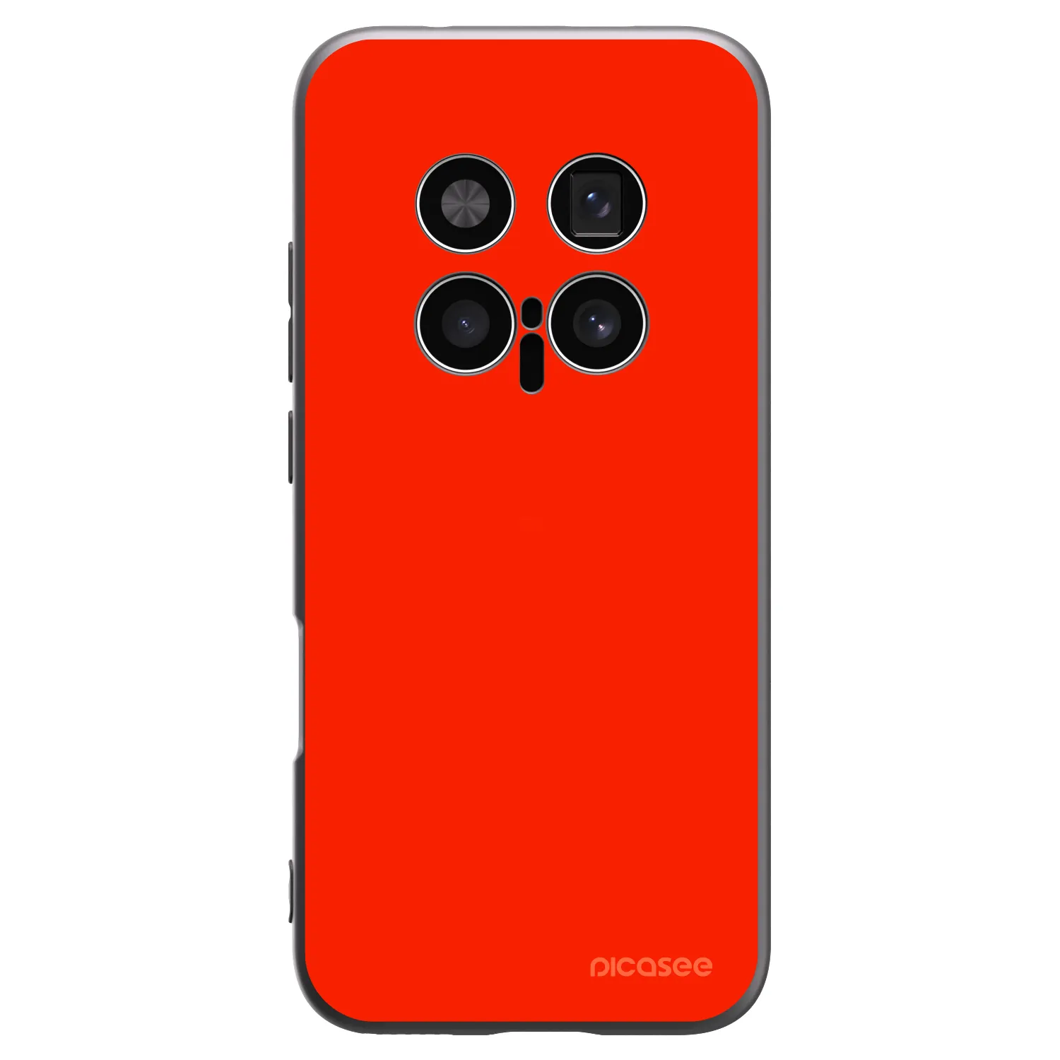 Picasee crna silikonska maskica za Honor Magic8 Pro 5G - Maranello Red