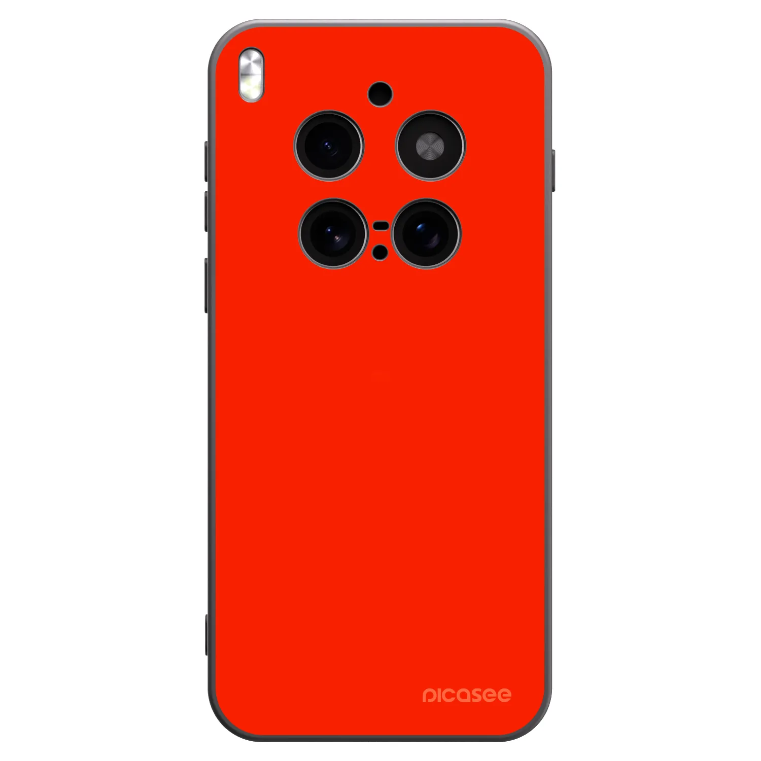 Picasee crna silikonska maskica za Vivo X300 Pro - Maranello Red