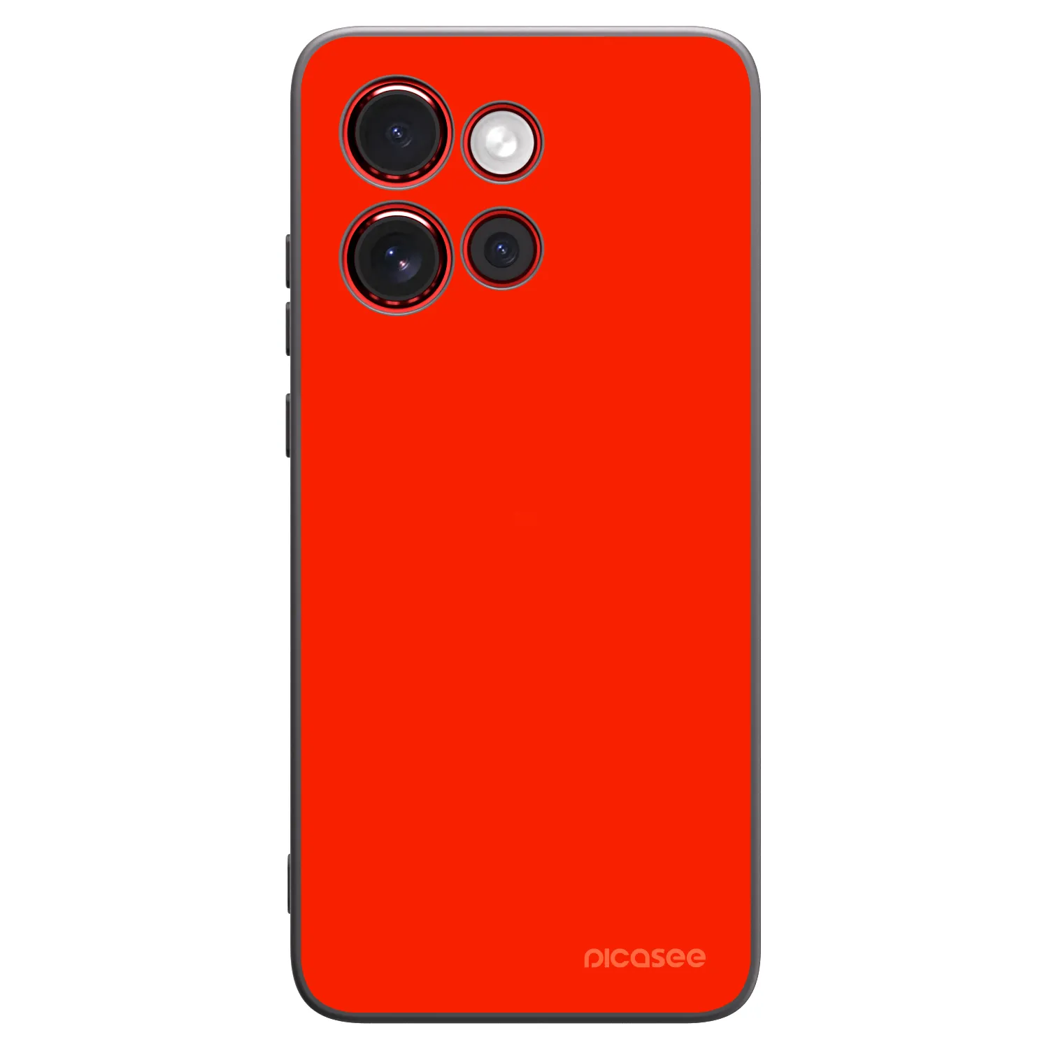 Picasee crna silikonska maskica za Motorola Edge 60 Neo 5G - Maranello Red