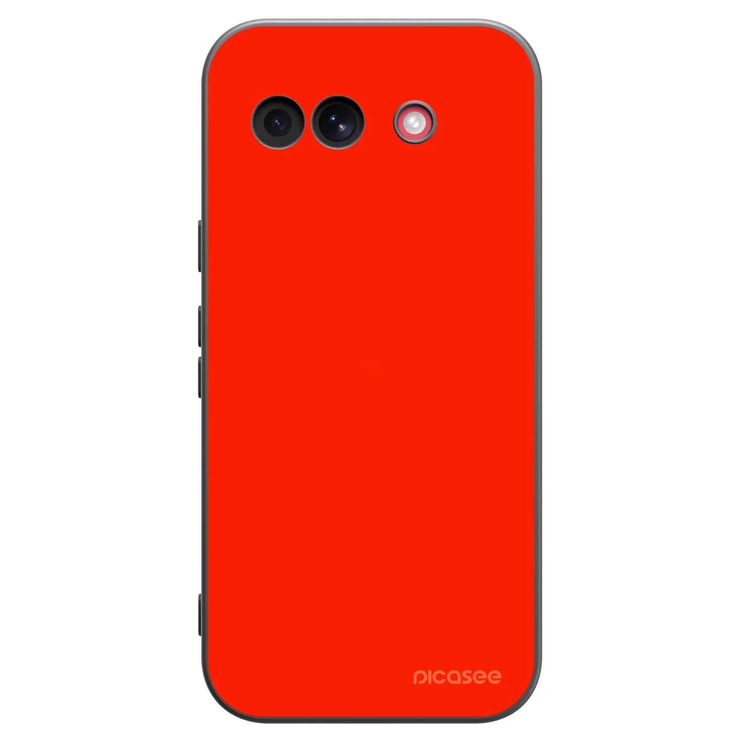 Picasee crna silikonska maskica za Google Pixel 10a - Maranello Red