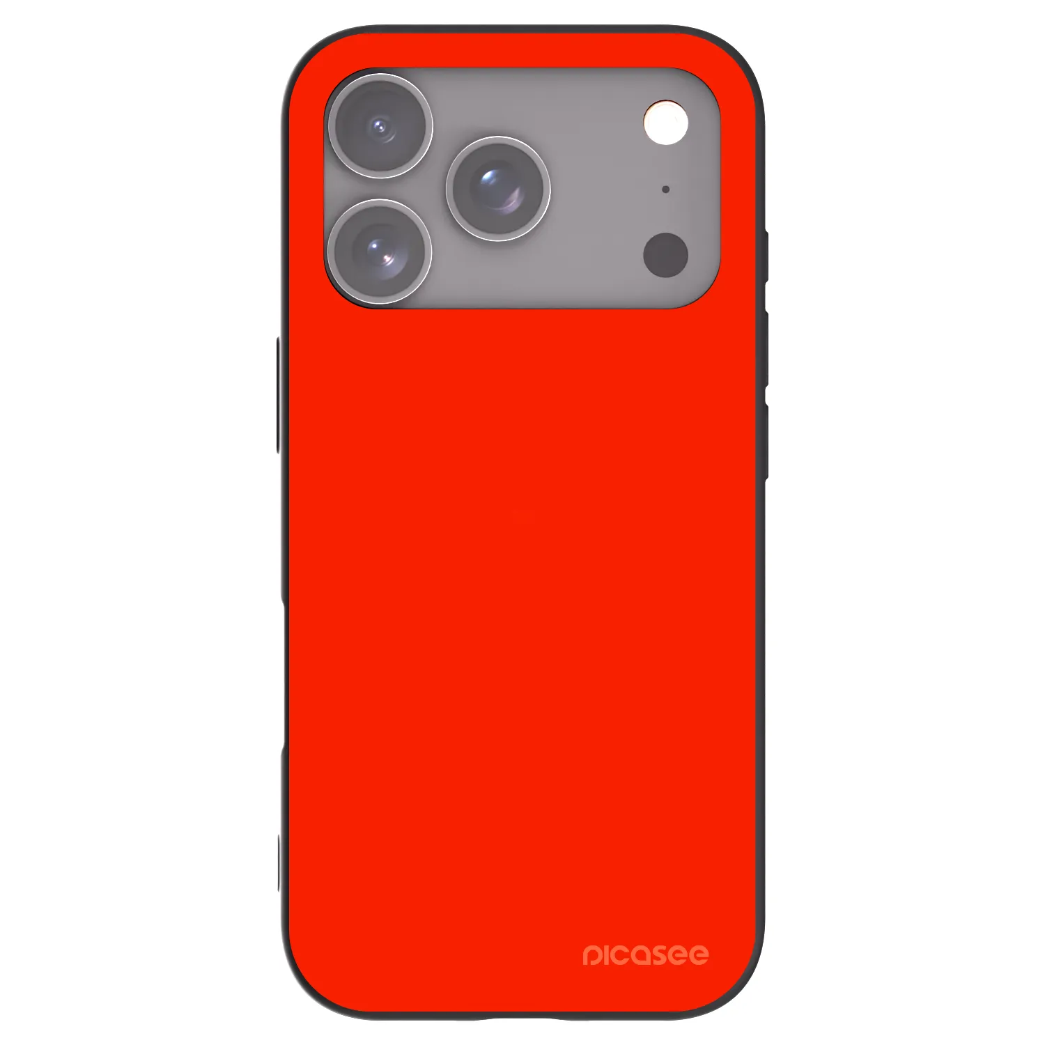 Picasee crna silikonska maskica za Apple iPhone 18 Pro - Maranello Red