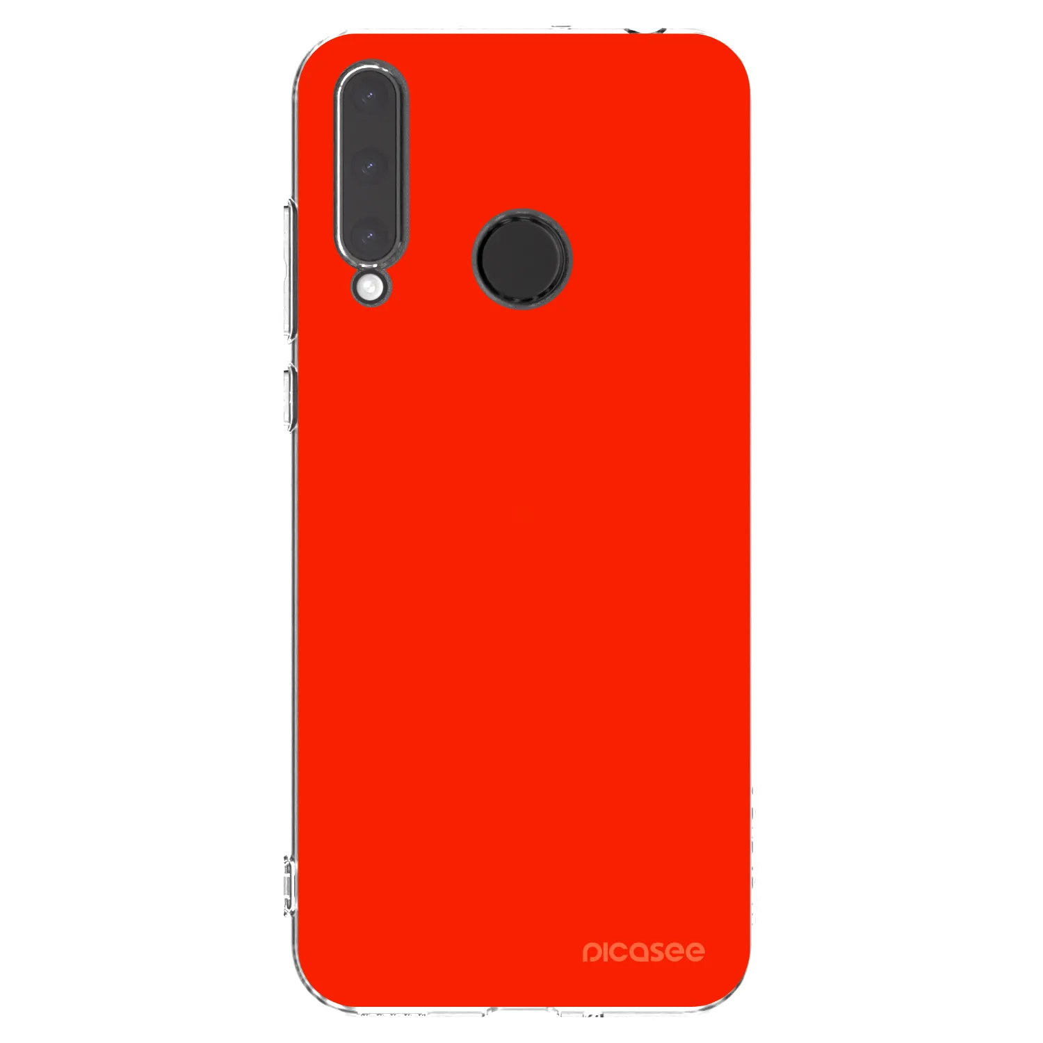 Picasee silikonska prozirna maskica za Honor 20 Lite - Maranello Red