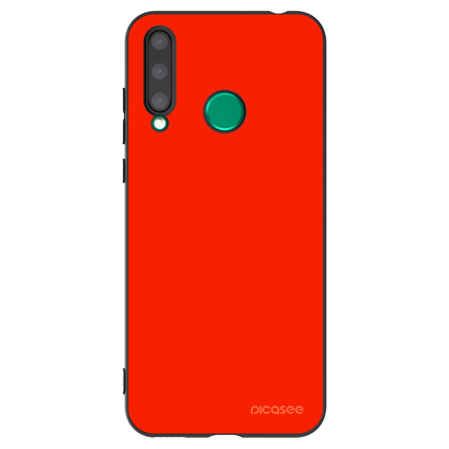 Picasee crna silikonska maskica za Honor 20 Lite - Maranello Red