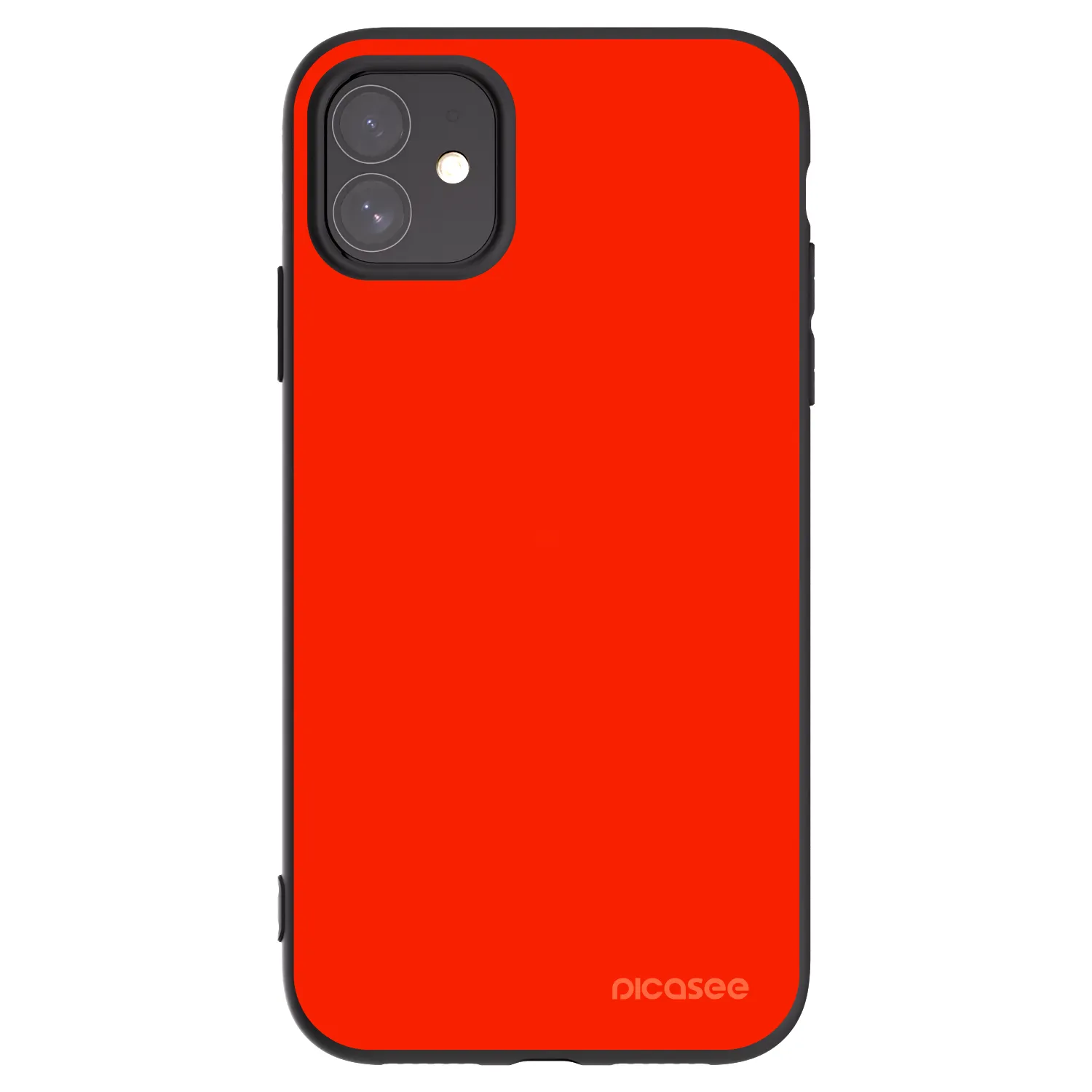 Picasee crna silikonska maskica za Apple iPhone 11 - Maranello Red