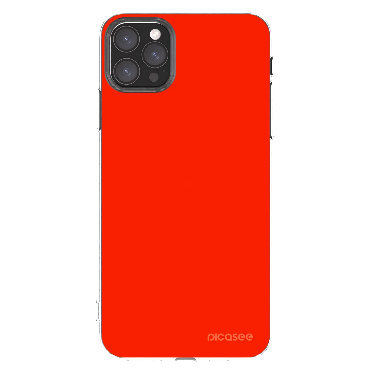 Picasee silikonska prozirna maskica za Apple iPhone 11 Pro Max - Maranello Red