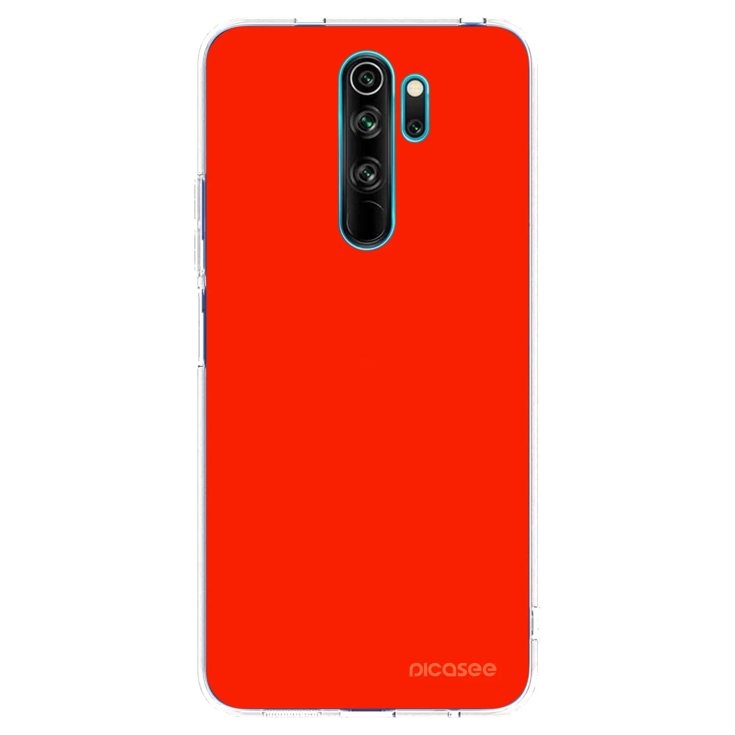 Picasee silikonska prozirna maskica za Xiaomi Redmi Note 8 Pro - Maranello Red