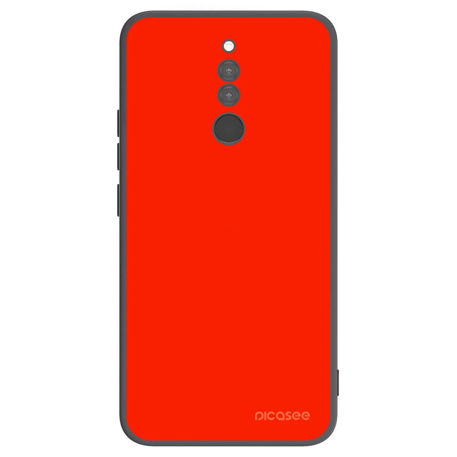 Picasee crna silikonska maskica za Xiaomi Redmi 8 - Maranello Red