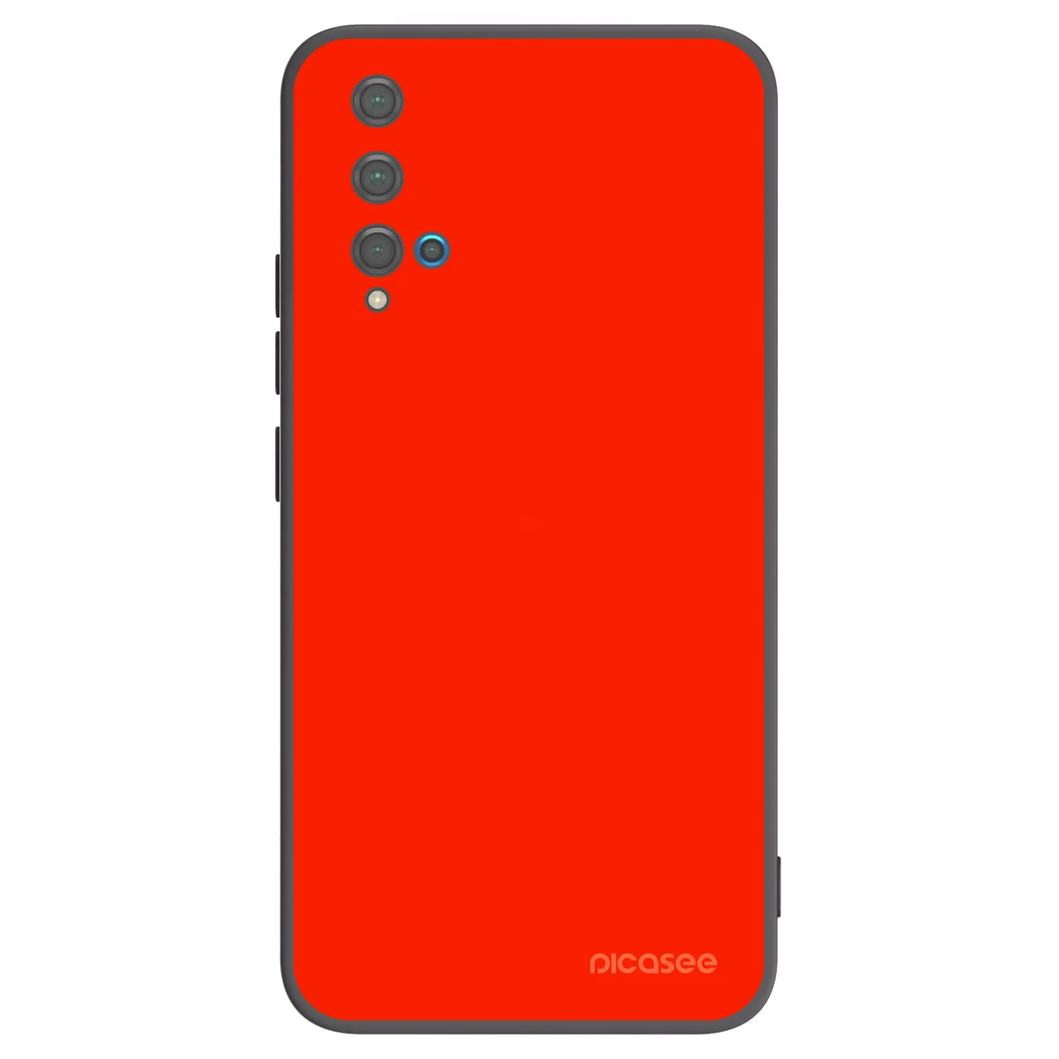 Picasee crna silikonska maskica za Huawei Nova 5T - Maranello Red